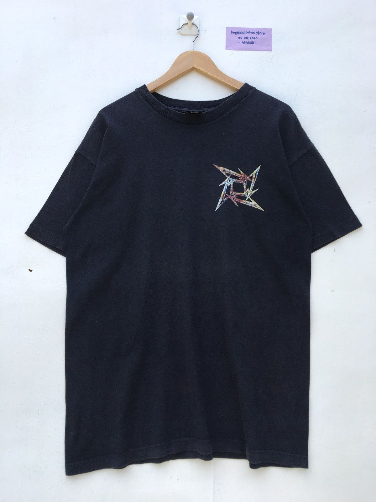 Band Tees Vintage 90s Tour Metallica Giant Tag Band T Shirt Size US L / EU 52-54 / 3 - 14 Thumbnail