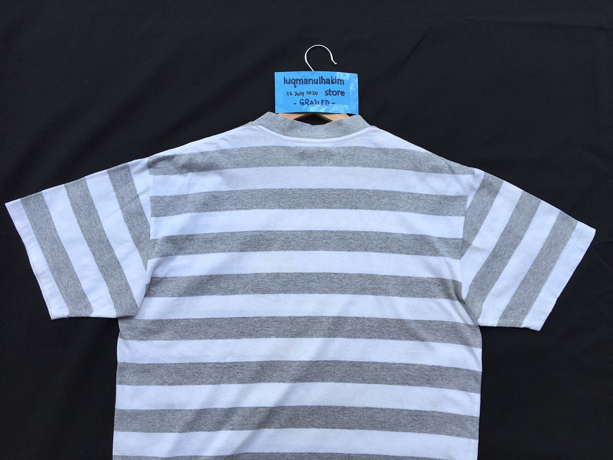 Guess Vintage 90s Guess Jeans Embroidered Striped Tee Size US M / EU 48-50 / 2 - 20 Thumbnail