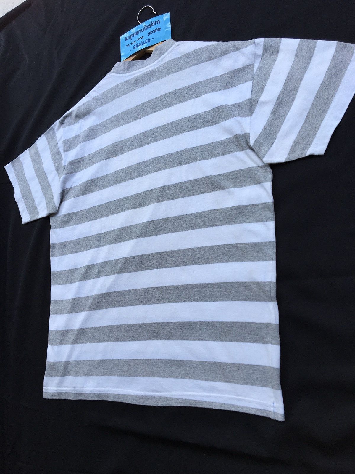 Guess Vintage 90s Guess Jeans Embroidered Striped Tee Size US M / EU 48-50 / 2 - 17 Thumbnail
