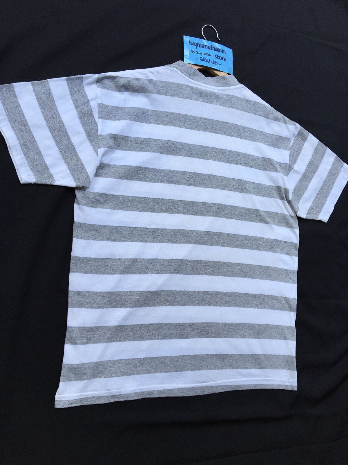 Guess Vintage 90s Guess Jeans Embroidered Striped Tee Size US M / EU 48-50 / 2 - 16 Thumbnail