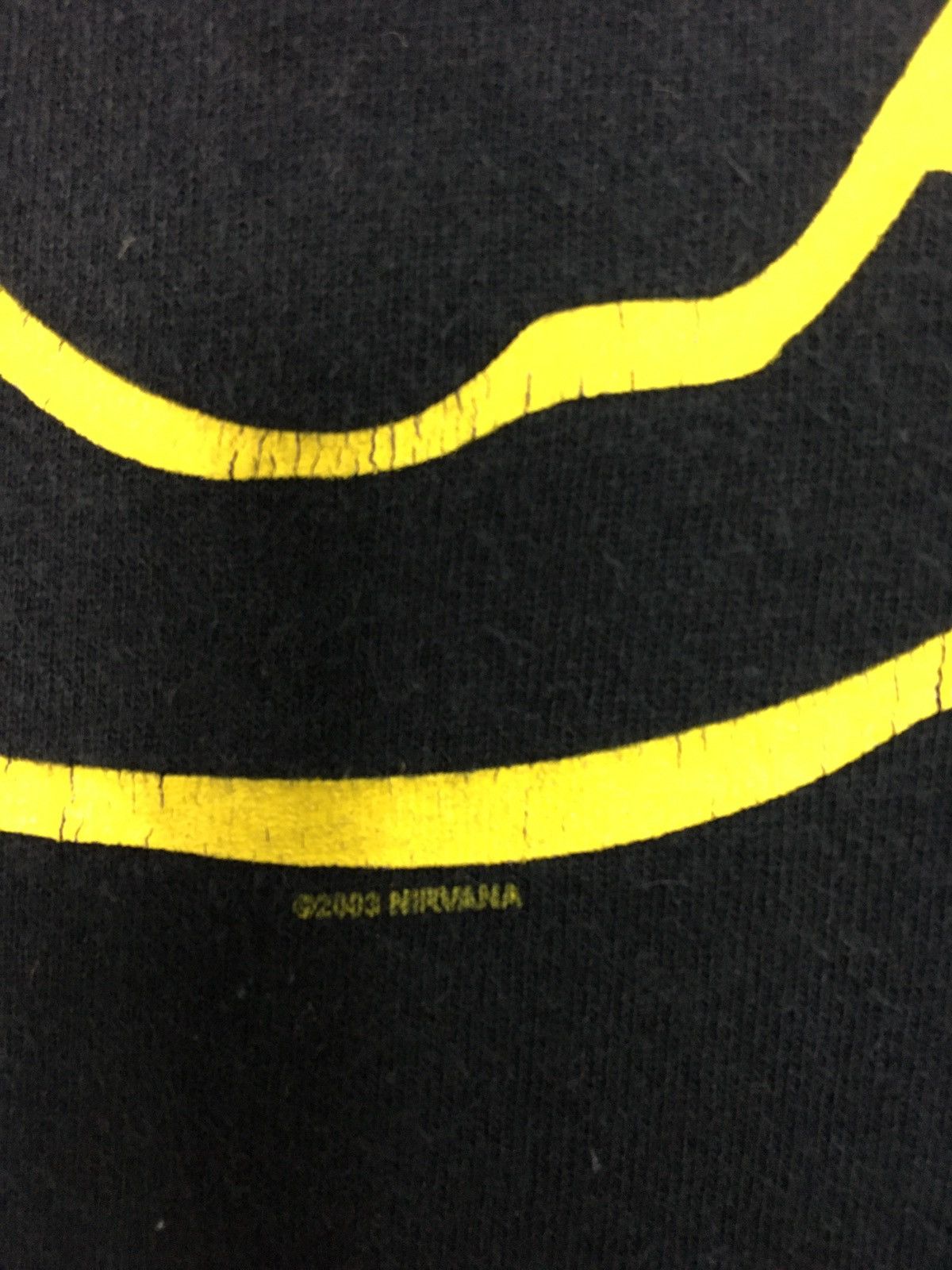 Band Tees 2003 Nirvana Tee Vintage Smiley Face Band Tee Size US L / EU 52-54 / 3 - 15 Thumbnail