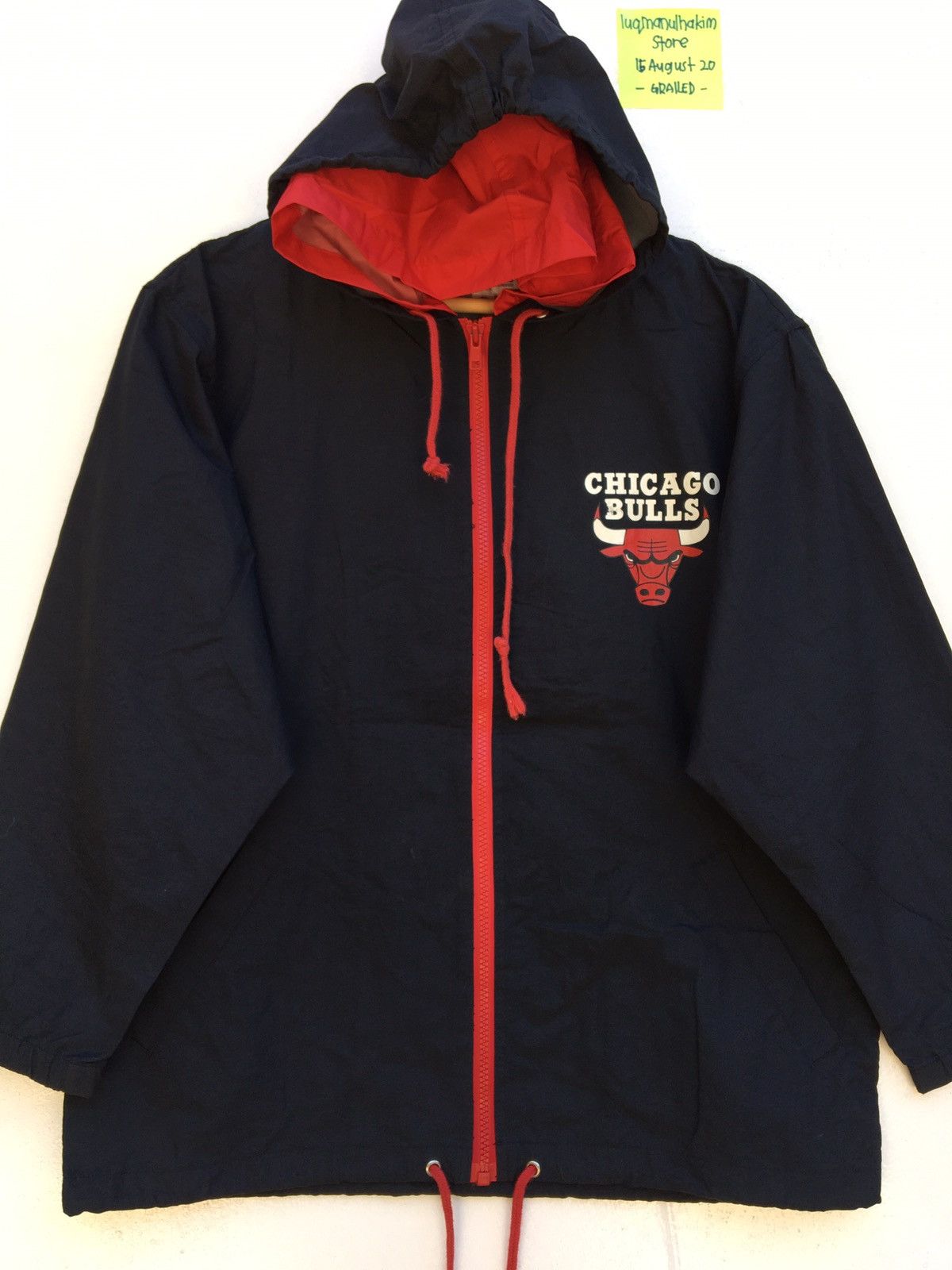 NBA Vintage Chicago Bulls Zipper Jacket Windbreaker Size US M / EU 48-50 / 2 - 4 Thumbnail