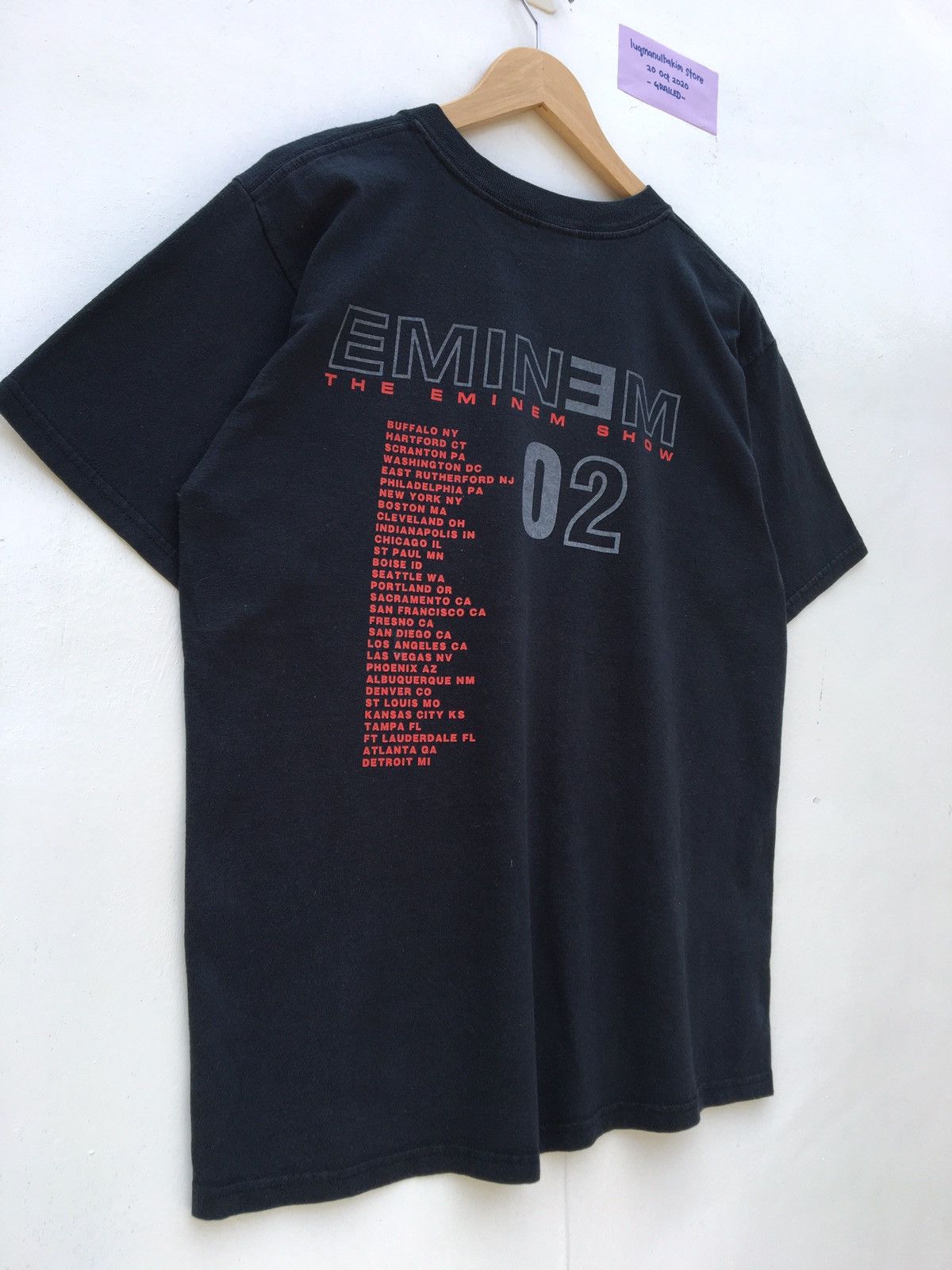 Eminem 2002 Vintage Eminem Show Rap Tee Band Concert T-Shirt Size US M / EU 48-50 / 2 - 13 Thumbnail