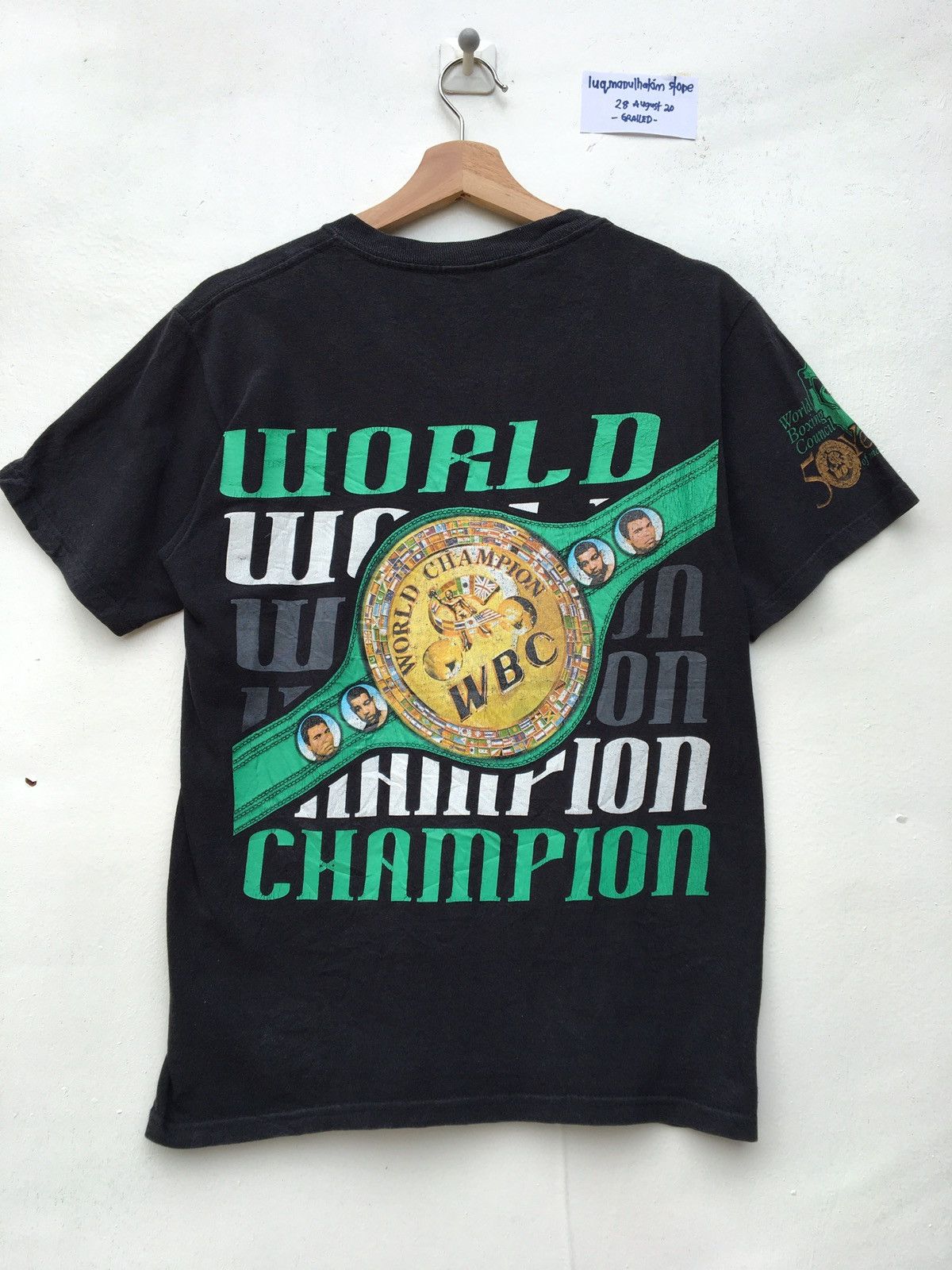 Vintage Vintage WBC Boxing Championship 50th Anniversary Tshirt Size US S / EU 44-46 / 1 - 13 Thumbnail