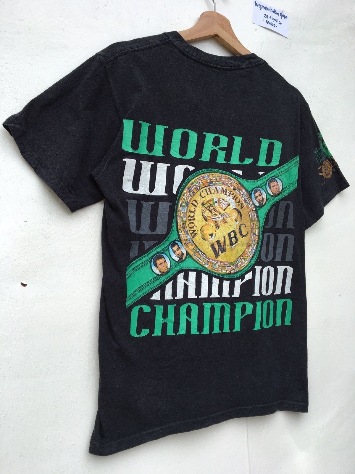 Vintage Vintage WBC Boxing Championship 50th Anniversary Tshirt Size US S / EU 44-46 / 1 - 14 Thumbnail