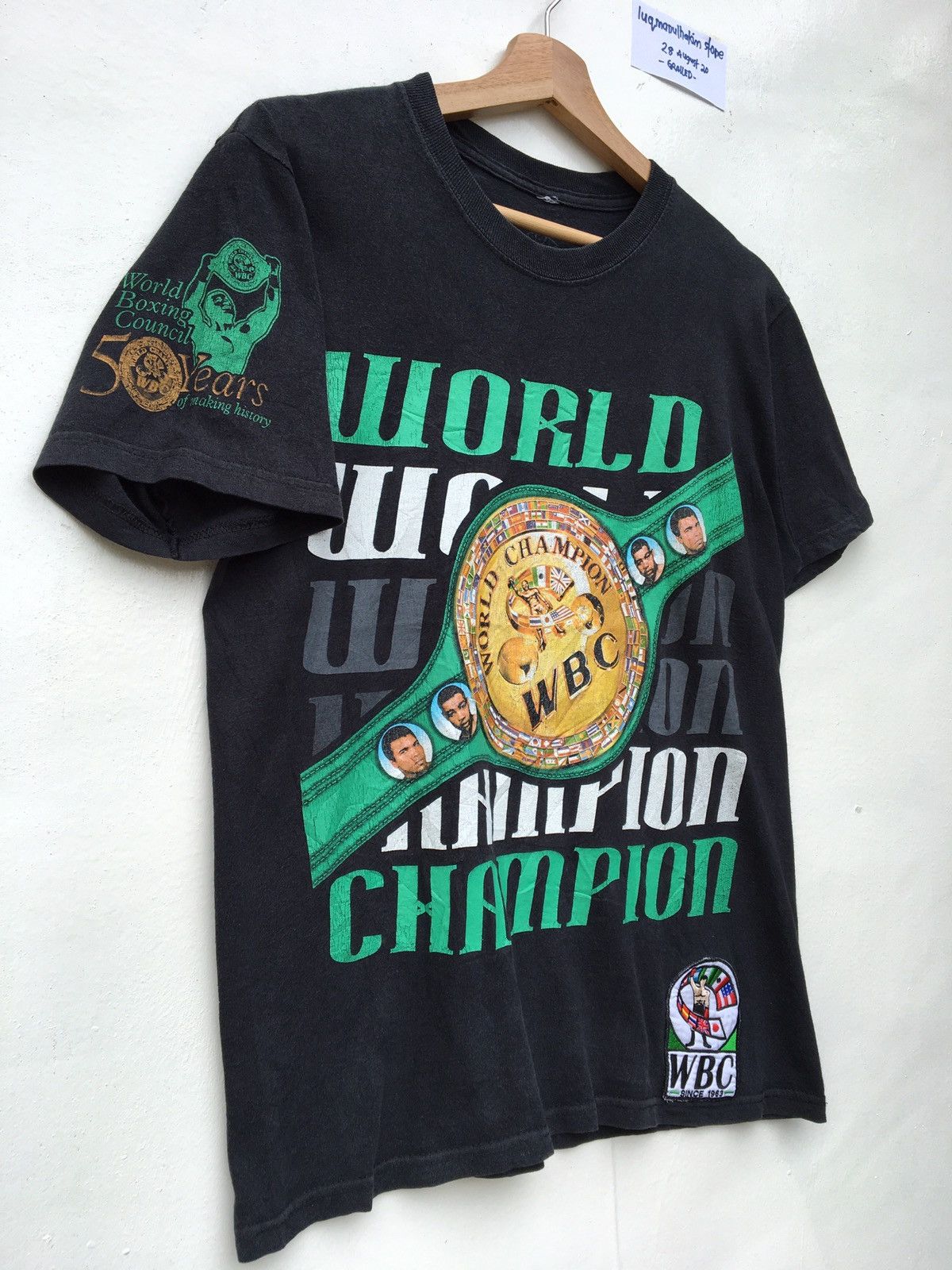 Vintage Vintage WBC Boxing Championship 50th Anniversary Tshirt Size US S / EU 44-46 / 1 - 8 Thumbnail