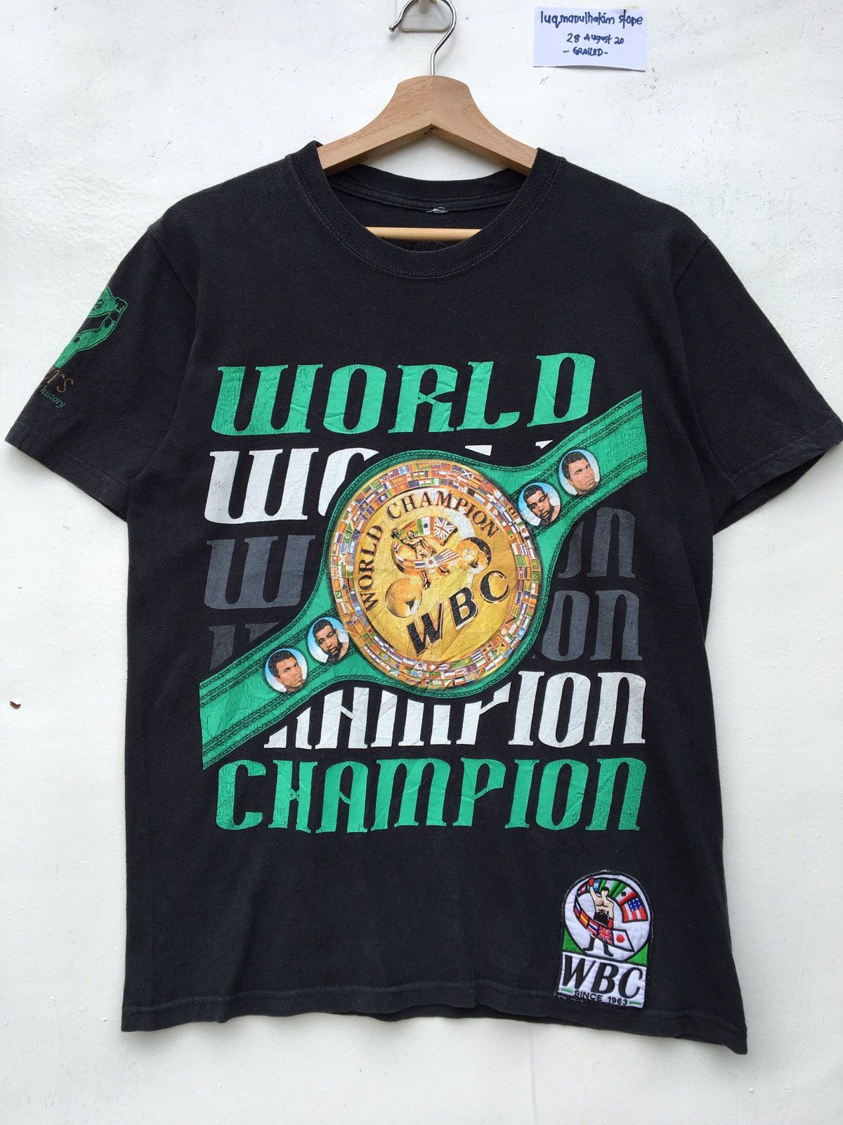Vintage Vintage WBC Boxing Championship 50th Anniversary Tshirt Size US S / EU 44-46 / 1 - 1 Thumbnail