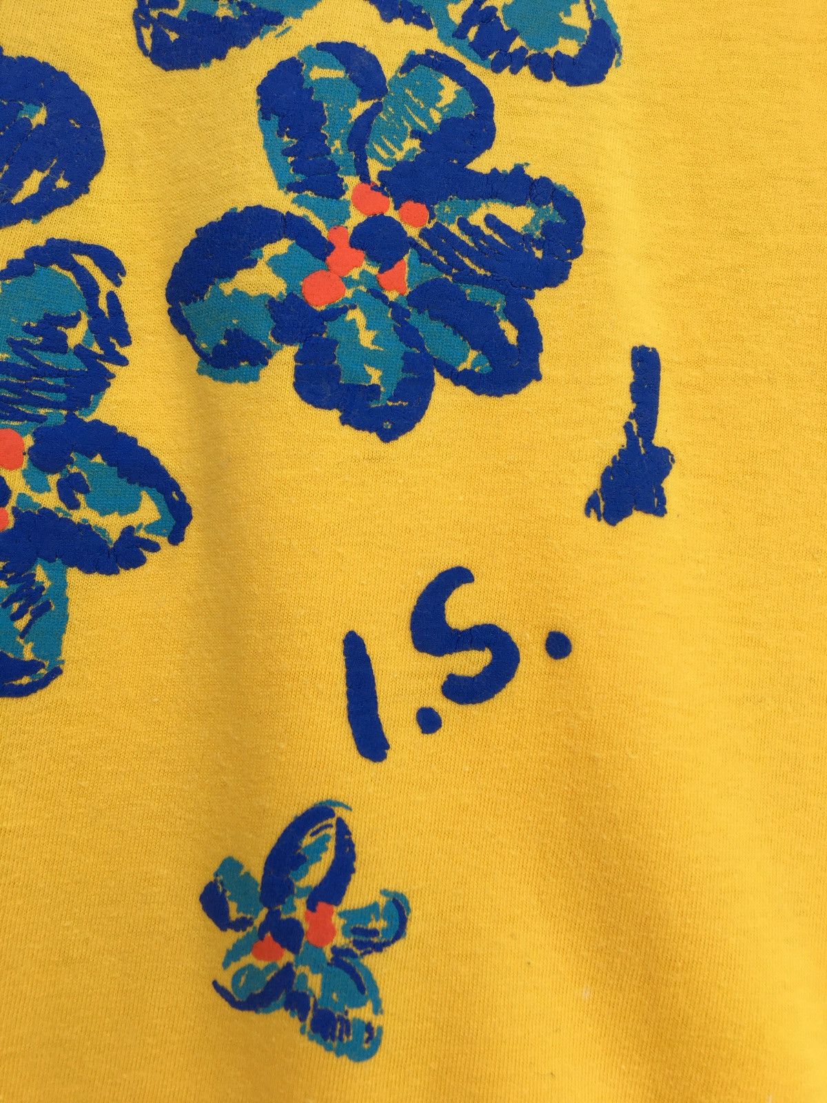 Issey Miyake Issey Miyake x Tsumori Chisato Printed Flowers Logo Tshirt Size US M / EU 48-50 / 2 - 7 Thumbnail