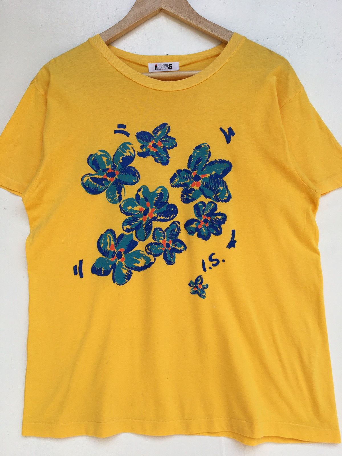 Issey Miyake Issey Miyake x Tsumori Chisato Printed Flowers Logo Tshirt Size US M / EU 48-50 / 2 - 4 Thumbnail