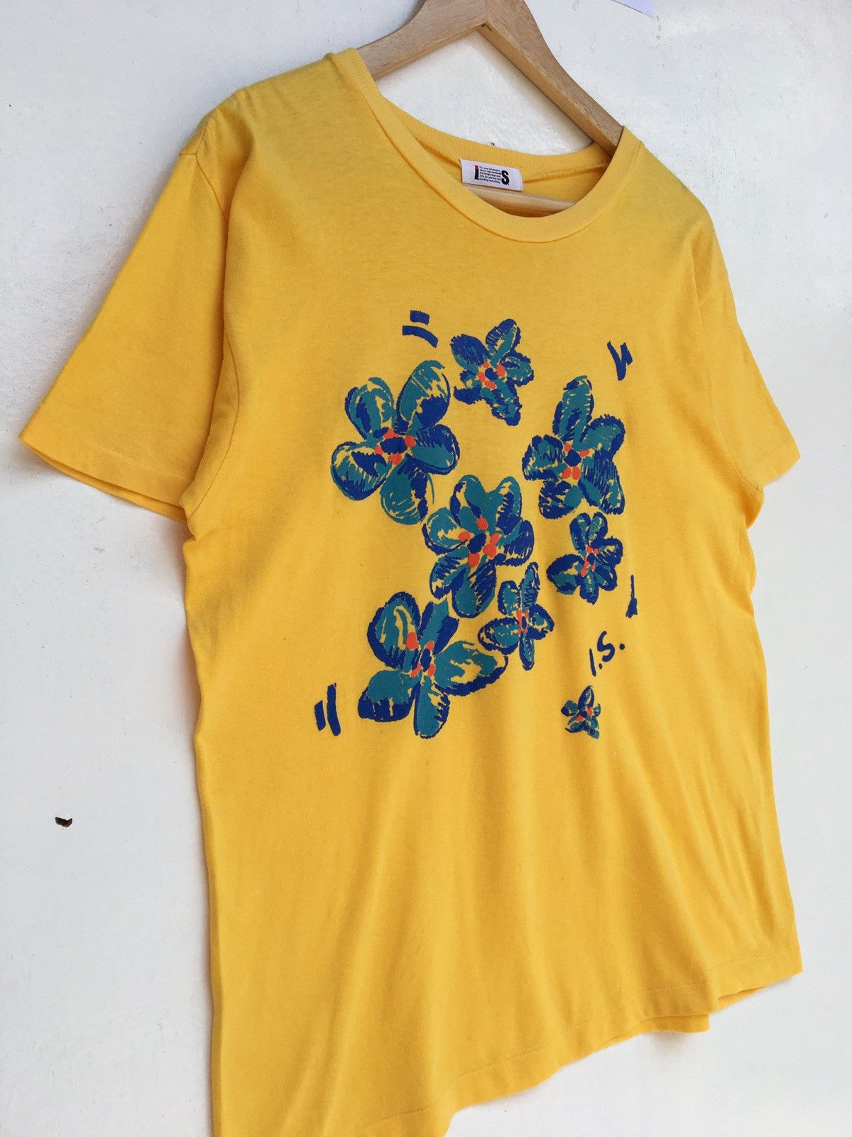 Issey Miyake Issey Miyake x Tsumori Chisato Printed Flowers Logo Tshirt Size US M / EU 48-50 / 2 - 3 Thumbnail