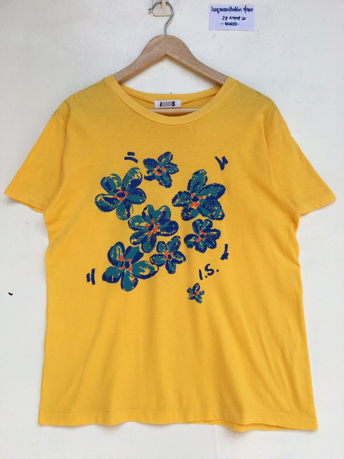 Issey Miyake Issey Miyake x Tsumori Chisato Printed Flowers Logo Tshirt Size US M / EU 48-50 / 2 - 1 Thumbnail