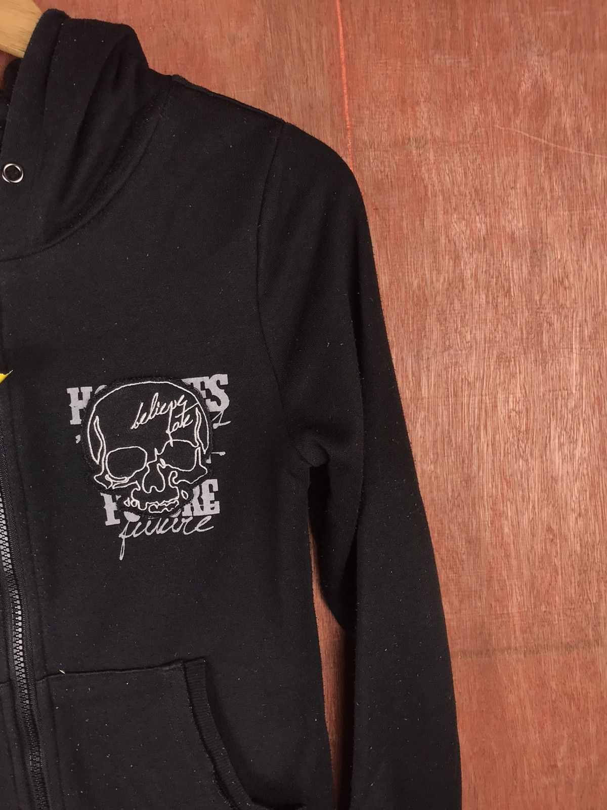 Japanese Brand DLL Mighty Work Skull Sweater hoodie #2517 Size S / US 4 / IT 40 - 11 Thumbnail