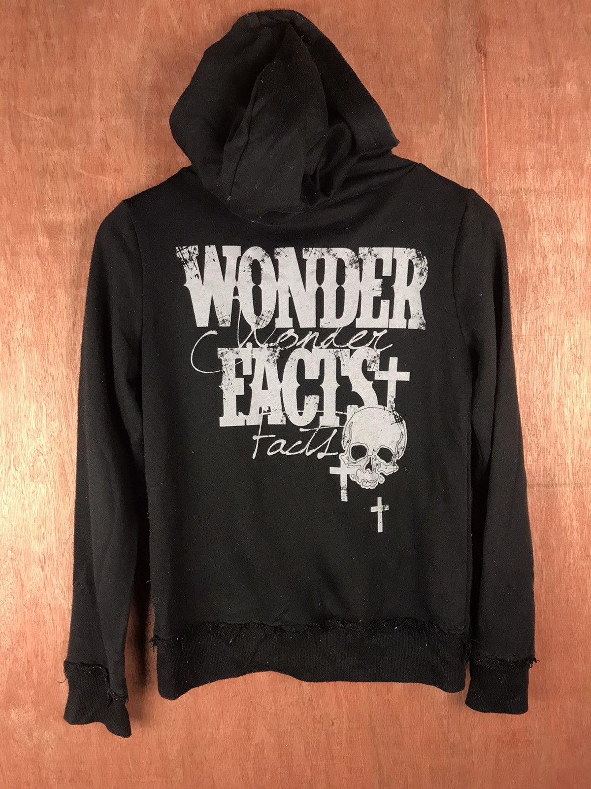 Japanese Brand DLL Mighty Work Skull Sweater hoodie #2517 Size S / US 4 / IT 40 - 1 Thumbnail