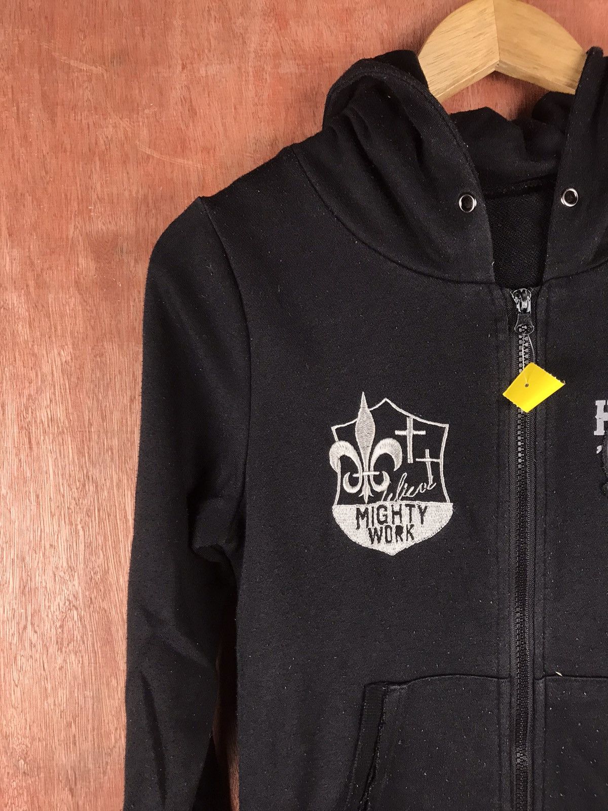 Japanese Brand DLL Mighty Work Skull Sweater hoodie #2517 Size S / US 4 / IT 40 - 12 Thumbnail
