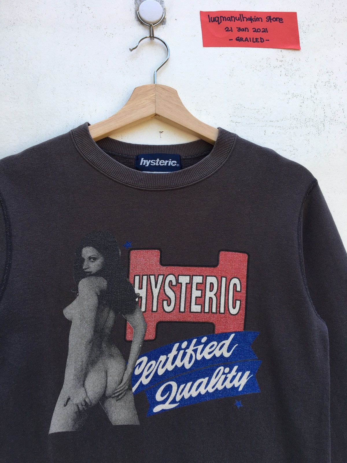 Hysteric Glamour Vintage Rare Hysteric Glamour Naked Woman Sweatshirt Size US S / EU 44-46 / 1 - 5 Thumbnail
