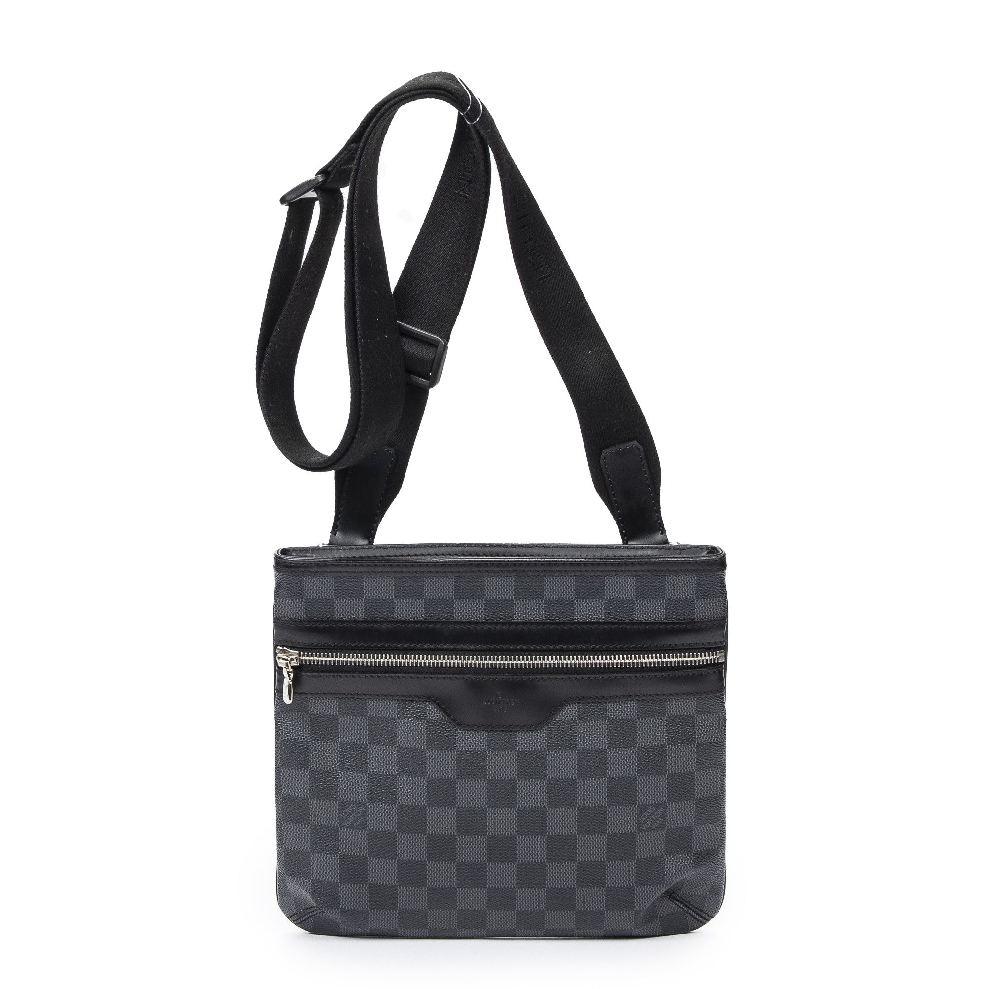 Louis Vuitton Shoulder Thomas Grays Damier Graphite 872903 Black