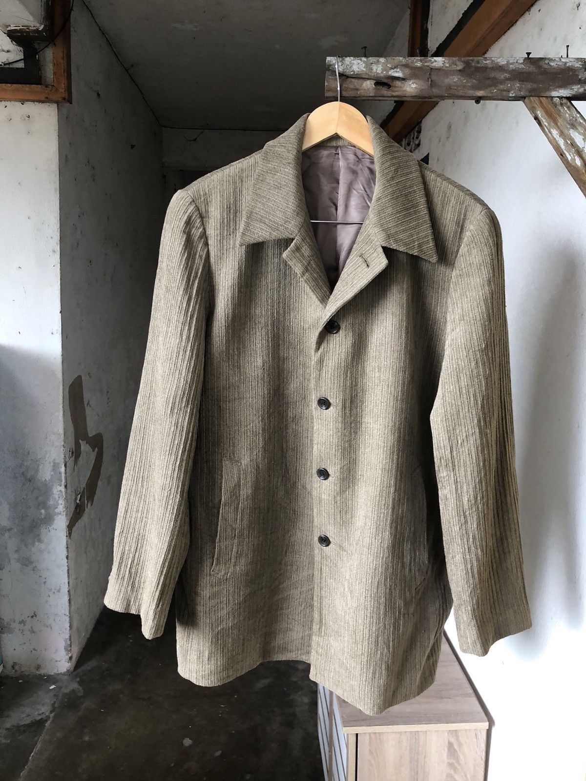 Issey Miyake Rare❗️Tete Homme by Issey Miyake Corduroy Jacket Size US L / EU 52-54 / 3 - 5 Thumbnail
