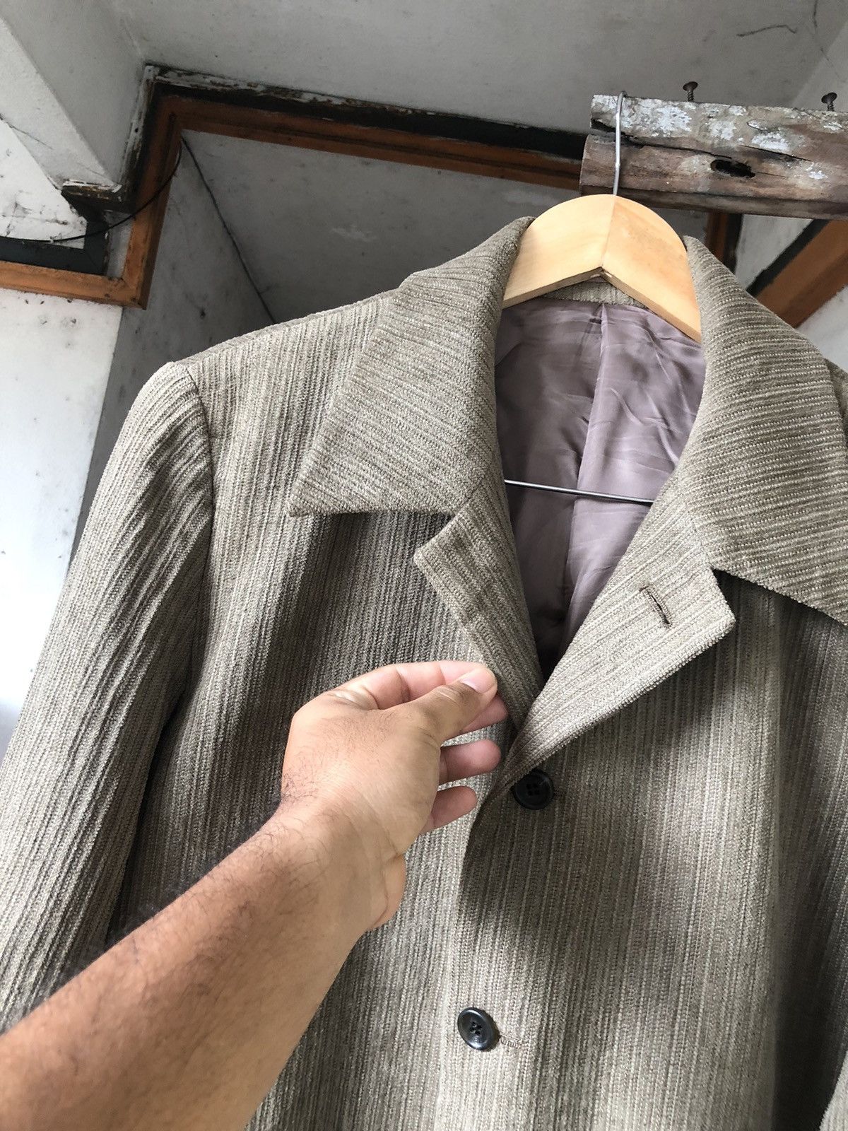 Issey Miyake Rare❗️Tete Homme by Issey Miyake Corduroy Jacket Size US L / EU 52-54 / 3 - 10 Thumbnail