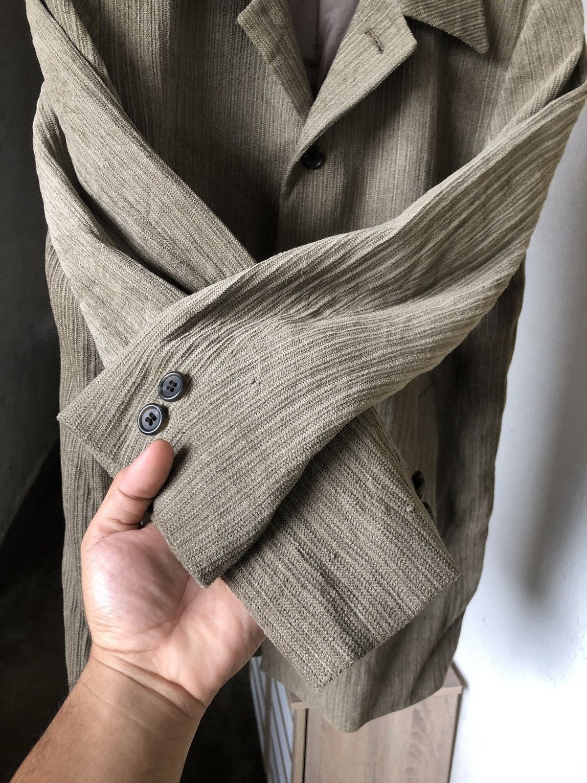 Issey Miyake Rare❗️Tete Homme by Issey Miyake Corduroy Jacket Size US L / EU 52-54 / 3 - 13 Thumbnail