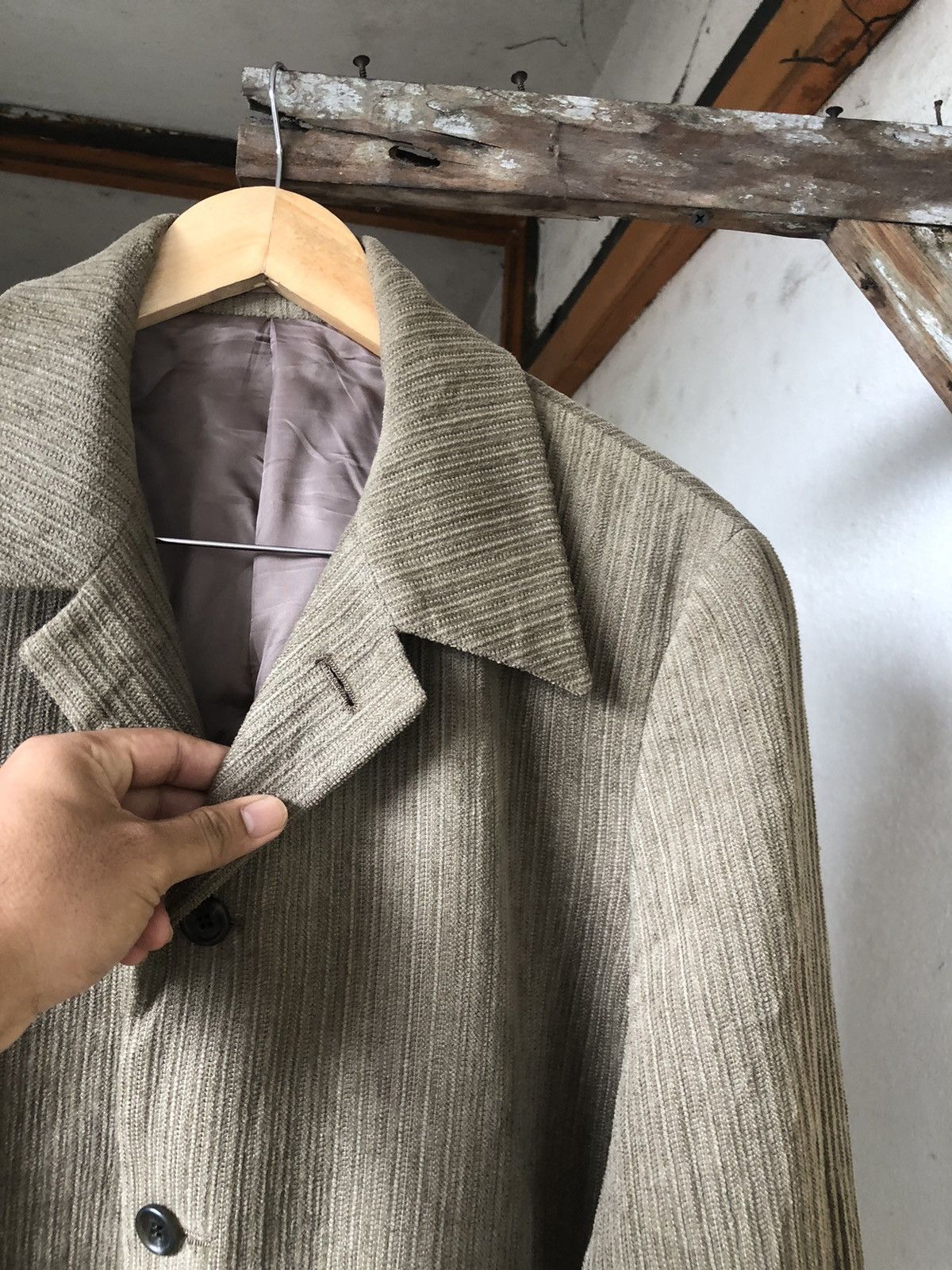 Issey Miyake Rare❗️Tete Homme by Issey Miyake Corduroy Jacket Size US L / EU 52-54 / 3 - 9 Thumbnail