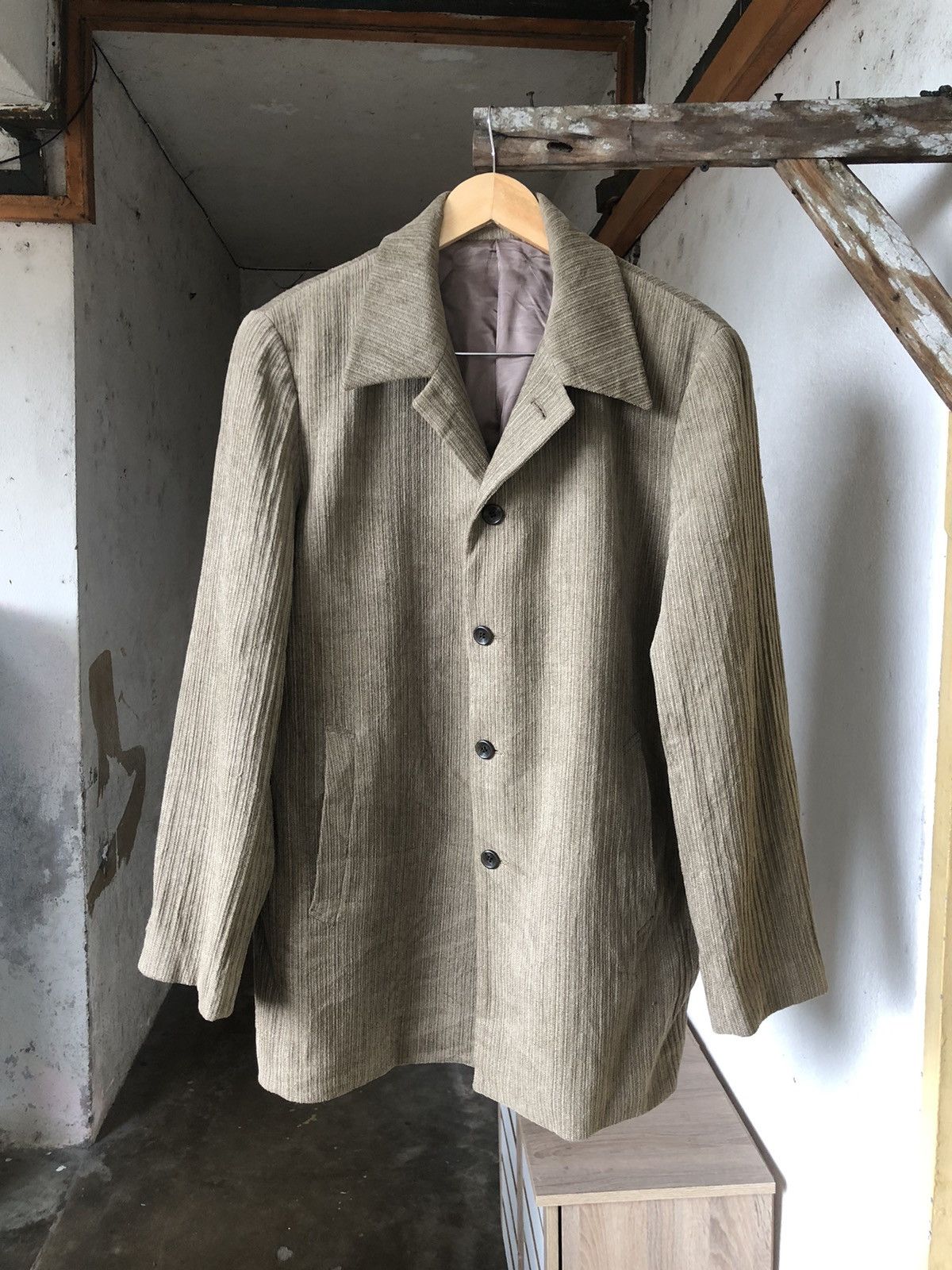 Issey Miyake Rare❗️Tete Homme by Issey Miyake Corduroy Jacket Size US L / EU 52-54 / 3 - 3 Thumbnail