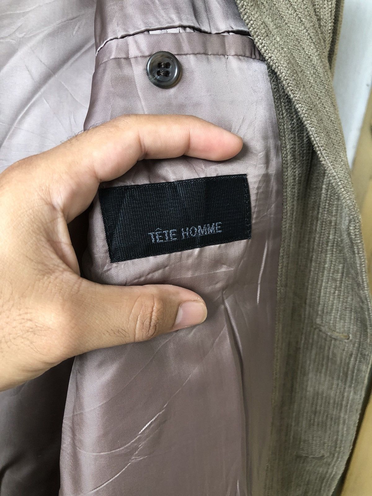 Issey Miyake Rare❗️Tete Homme by Issey Miyake Corduroy Jacket Size US L / EU 52-54 / 3 - 17 Thumbnail