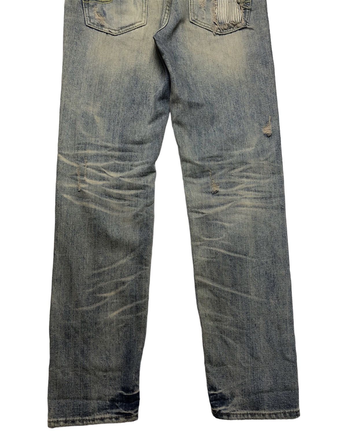 Japanese Brand Distressed dirty denim jeans Size US 30 / EU 46 - 11 Thumbnail