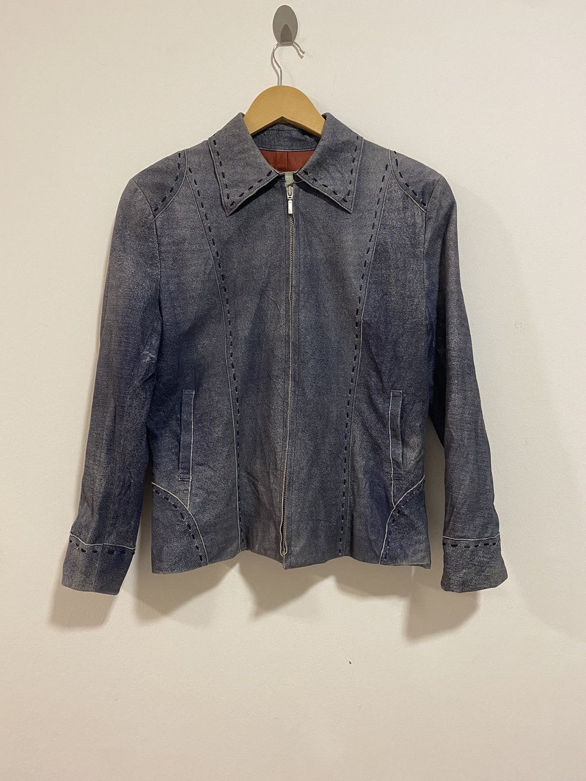 Vintage Fidato Lamb Leather Jacket