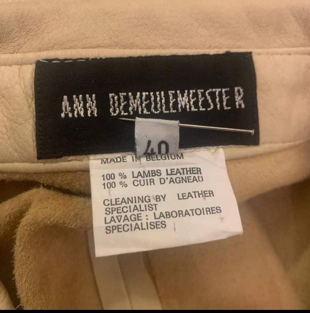 Ann Demeulemeester ANN Demeulemeester Leather jacket '97 runway Size US XXS / EU 40 - 6 Thumbnail
