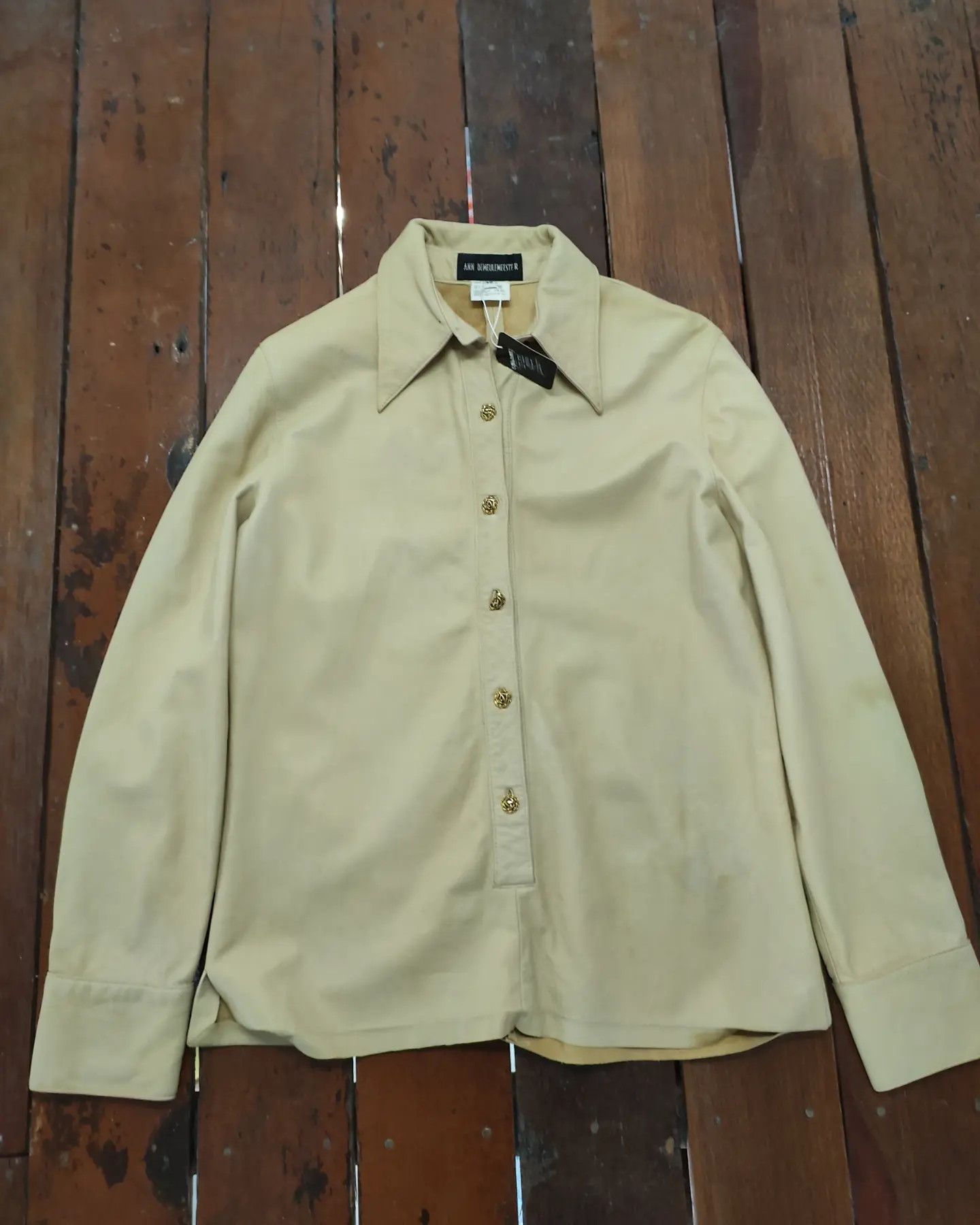 Ann Demeulemeester ANN Demeulemeester Leather jacket '97 runway Size US XXS / EU 40 - 1 Thumbnail