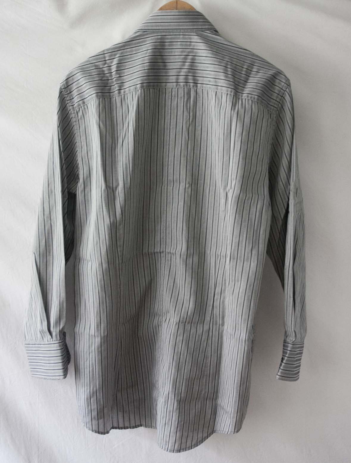 Dolce & Gabbana Dolce & Gabbana Martini Shirt Gray Stripe Size 16/ 41 Size US L / EU 52-54 / 3 - 7 Thumbnail