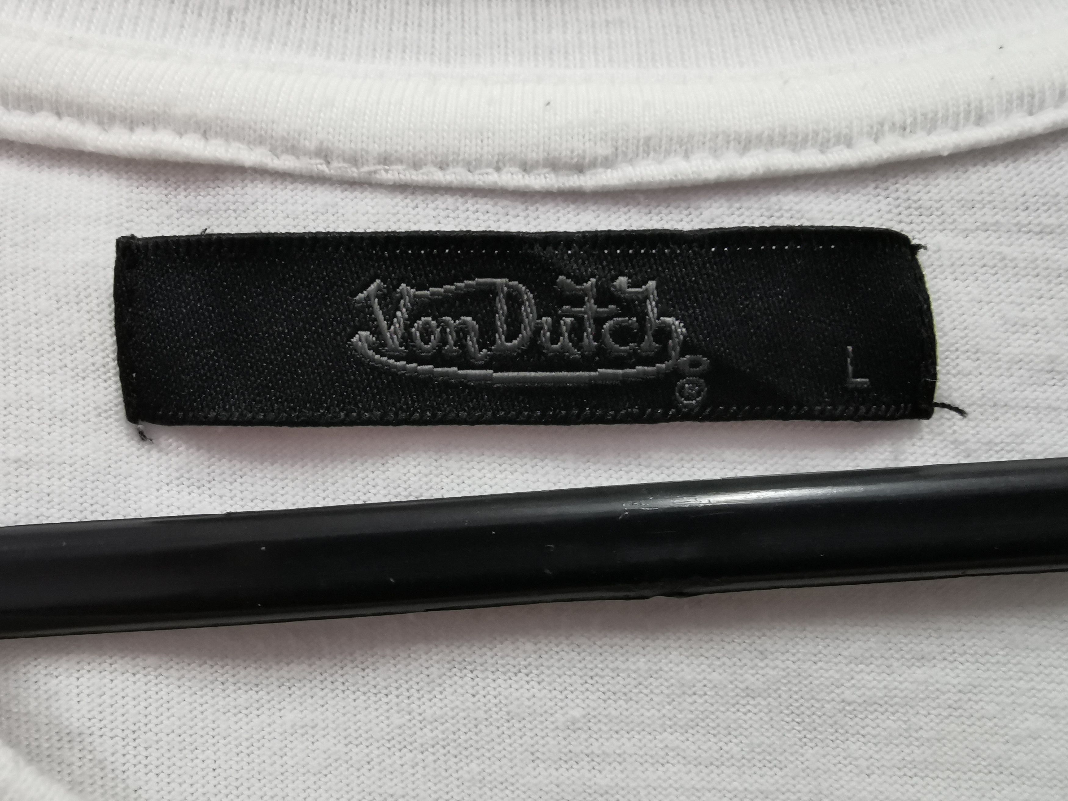 Vintage Free Shipping.!! Vintage Von Dutch T- Shirt Size US L / EU 52-54 / 3 - 8 Thumbnail