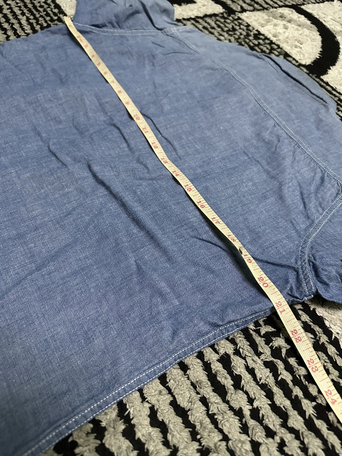 Vintage vintage Mfg denim shirts Size US M / EU 48-50 / 2 - 4 Thumbnail