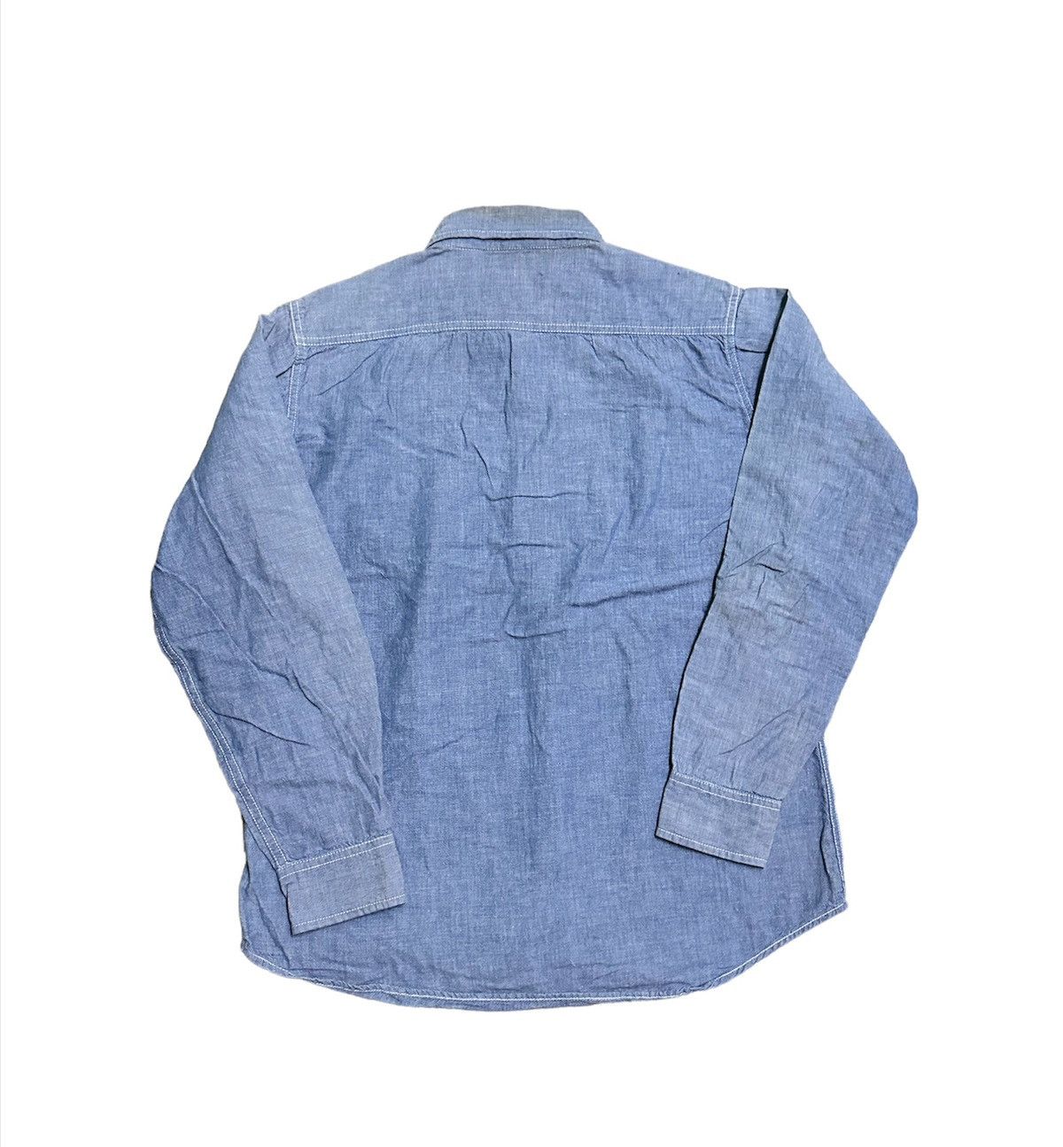 Vintage vintage Mfg denim shirts Size US M / EU 48-50 / 2 - 2 Thumbnail