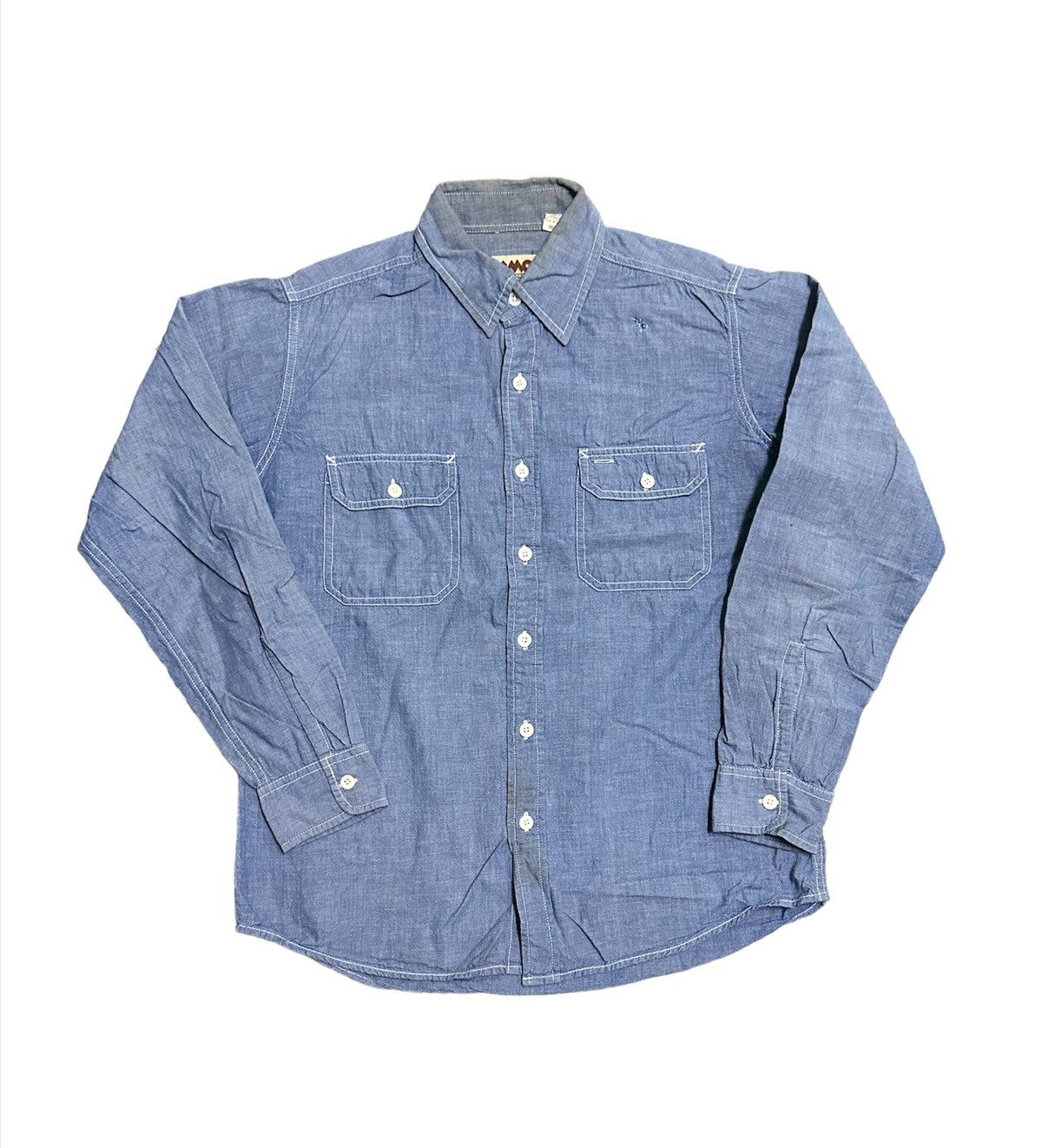 Vintage vintage Mfg denim shirts Size US M / EU 48-50 / 2 - 1 Thumbnail