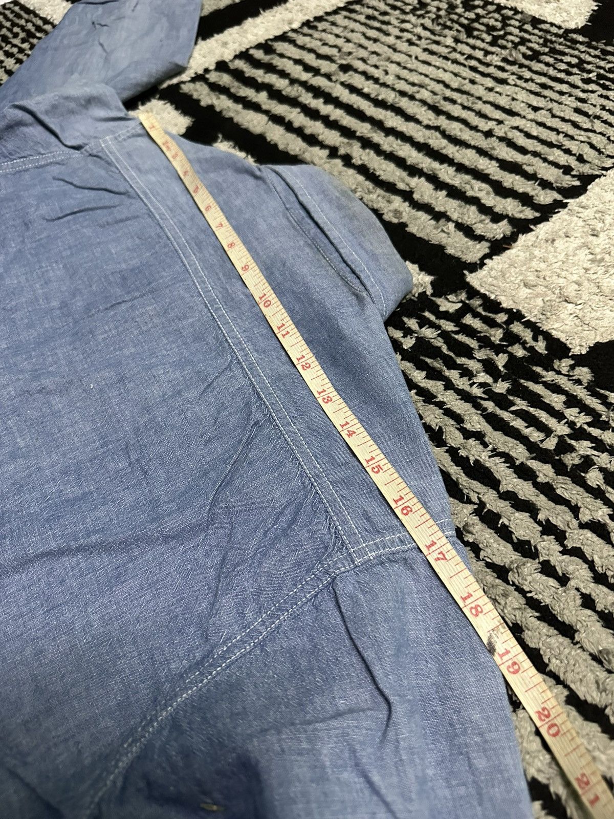 Vintage vintage Mfg denim shirts Size US M / EU 48-50 / 2 - 6 Thumbnail