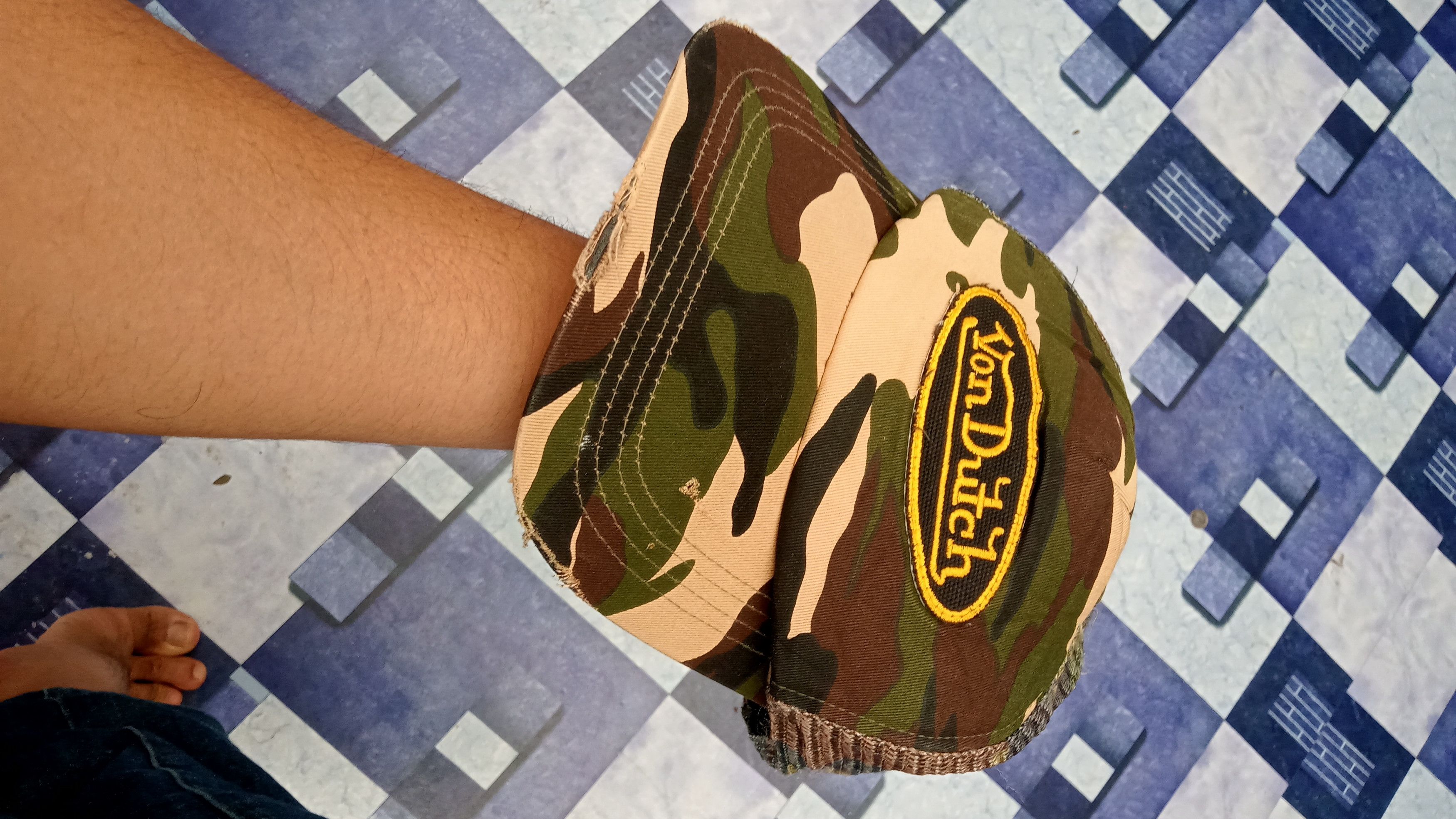 Vintage Vintage Von Dutch Camo Trucker Hat Size ONE SIZE - 1 Thumbnail