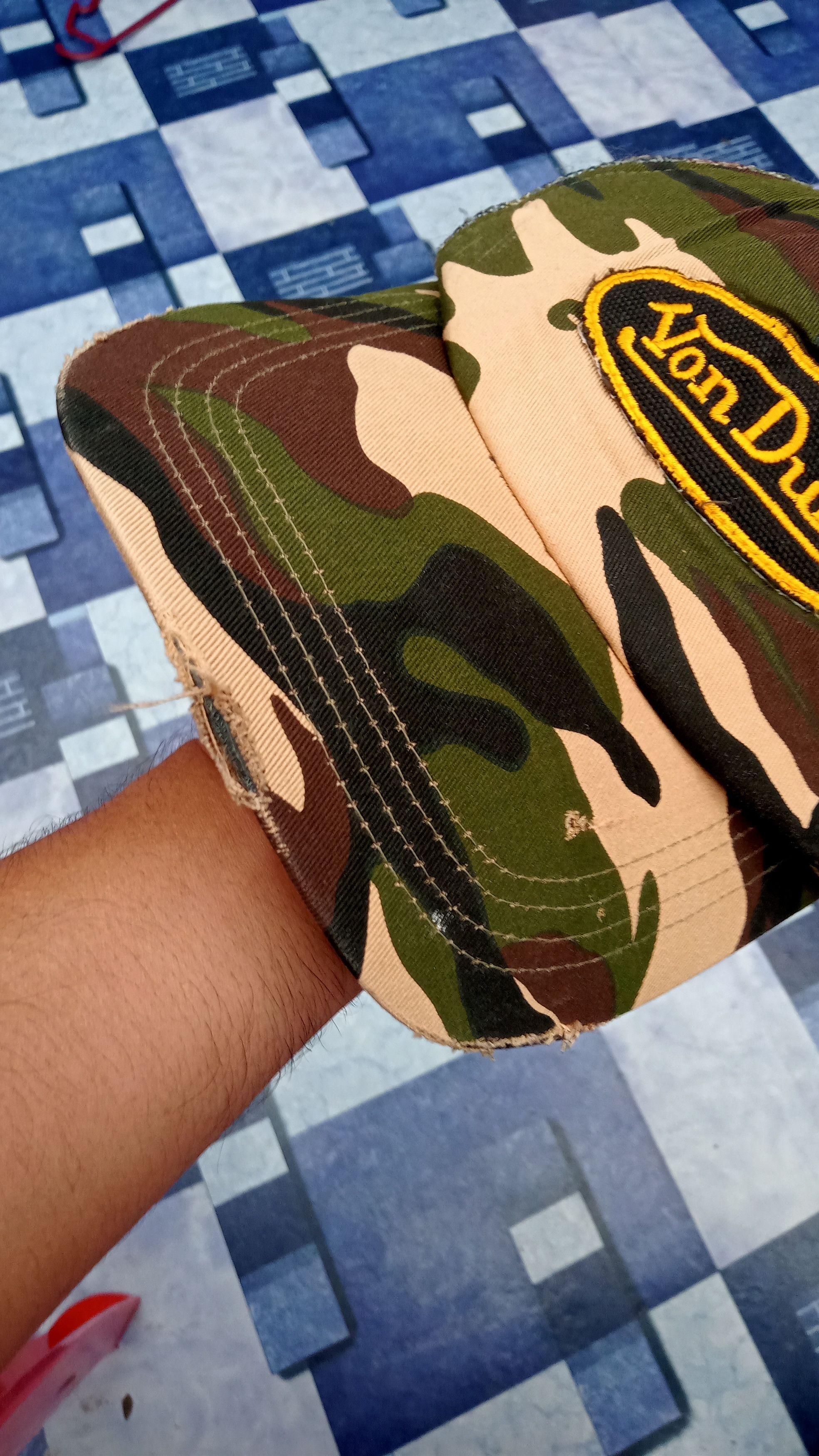 Vintage Vintage Von Dutch Camo Trucker Hat Size ONE SIZE - 18 Thumbnail