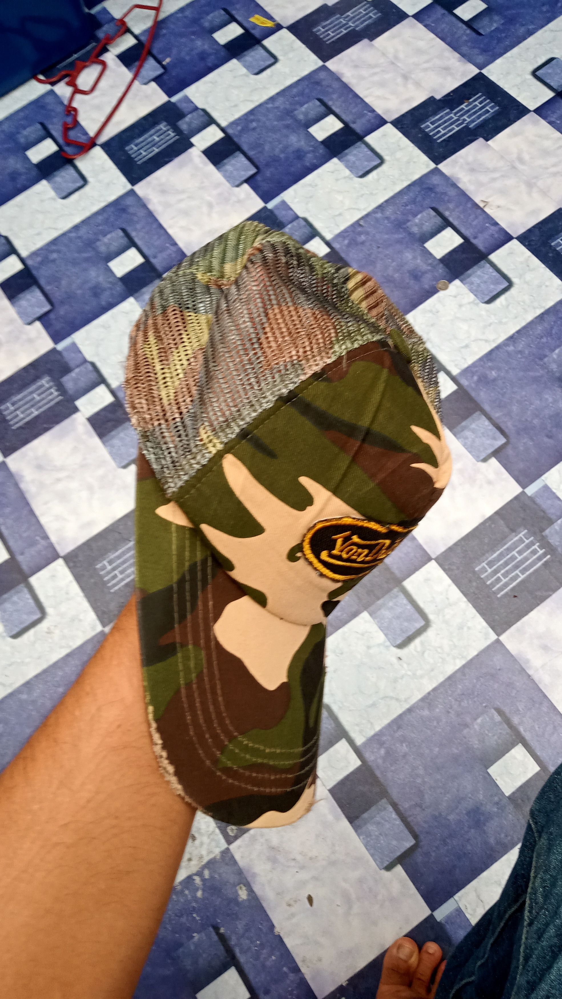 Vintage Vintage Von Dutch Camo Trucker Hat Size ONE SIZE - 3 Thumbnail