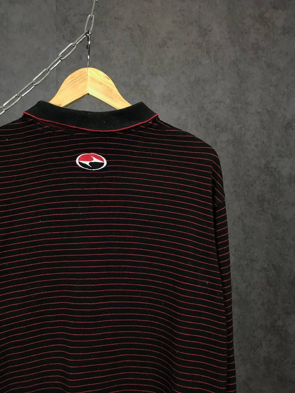 Vintage Nike swoosh streetwear vintage center logo polo sweatshirt Size US L / EU 52-54 / 3 - 5 Thumbnail