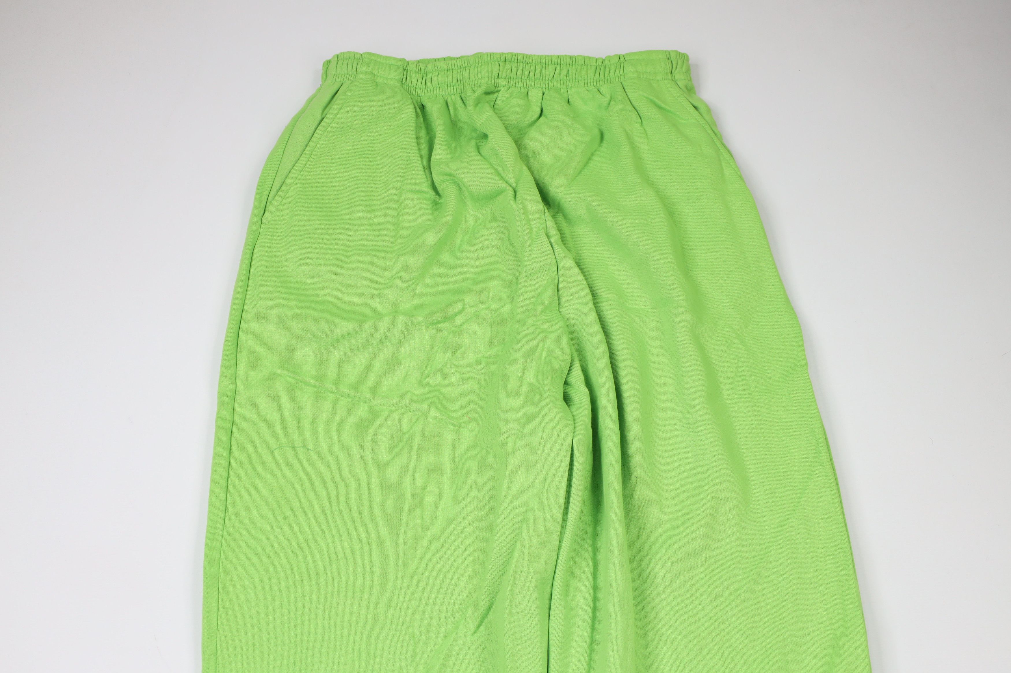 Vintage NOS Vintage 90s Streetwear Sweatpants Joggers Pants Lime Size US 40 / EU 56 - 2 Thumbnail