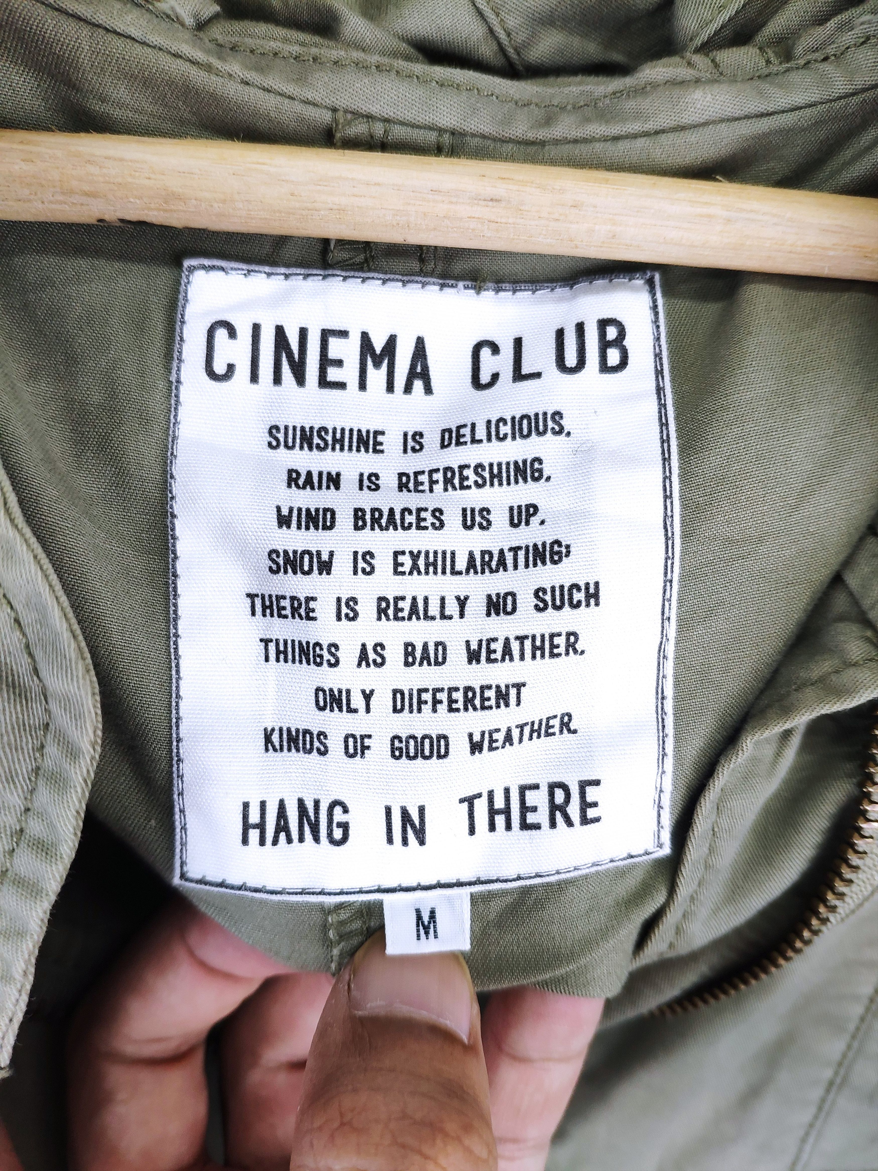 Japanese Brand × Vintage Vintage Jacket Hoodie by Cinema Club Size M / US 6-8 / IT 42-44 - 3 Thumbnail