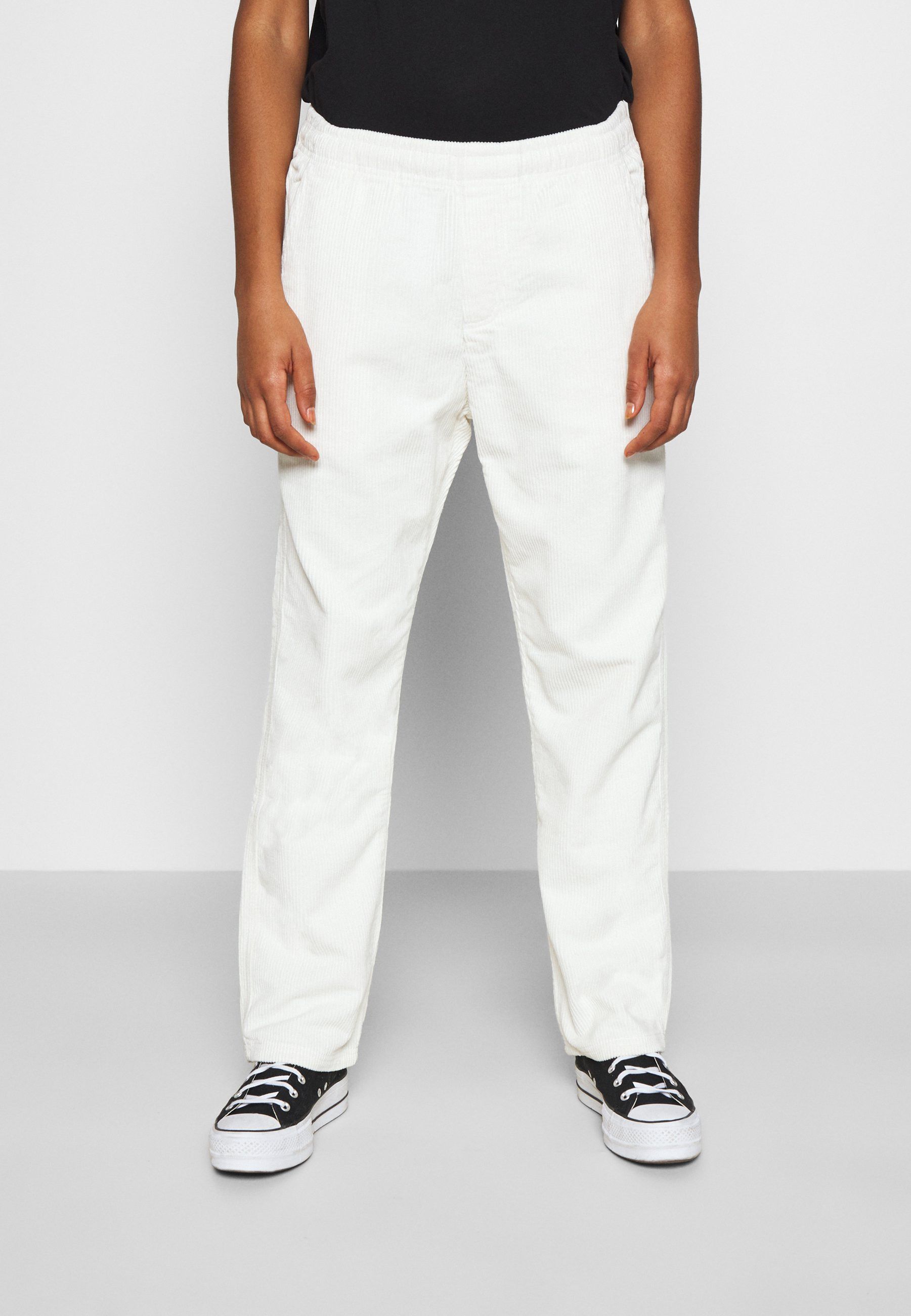Obey Obey Regular Straight Fit White Bone Splash Corduroy Pants S Size 29" - 1 Thumbnail