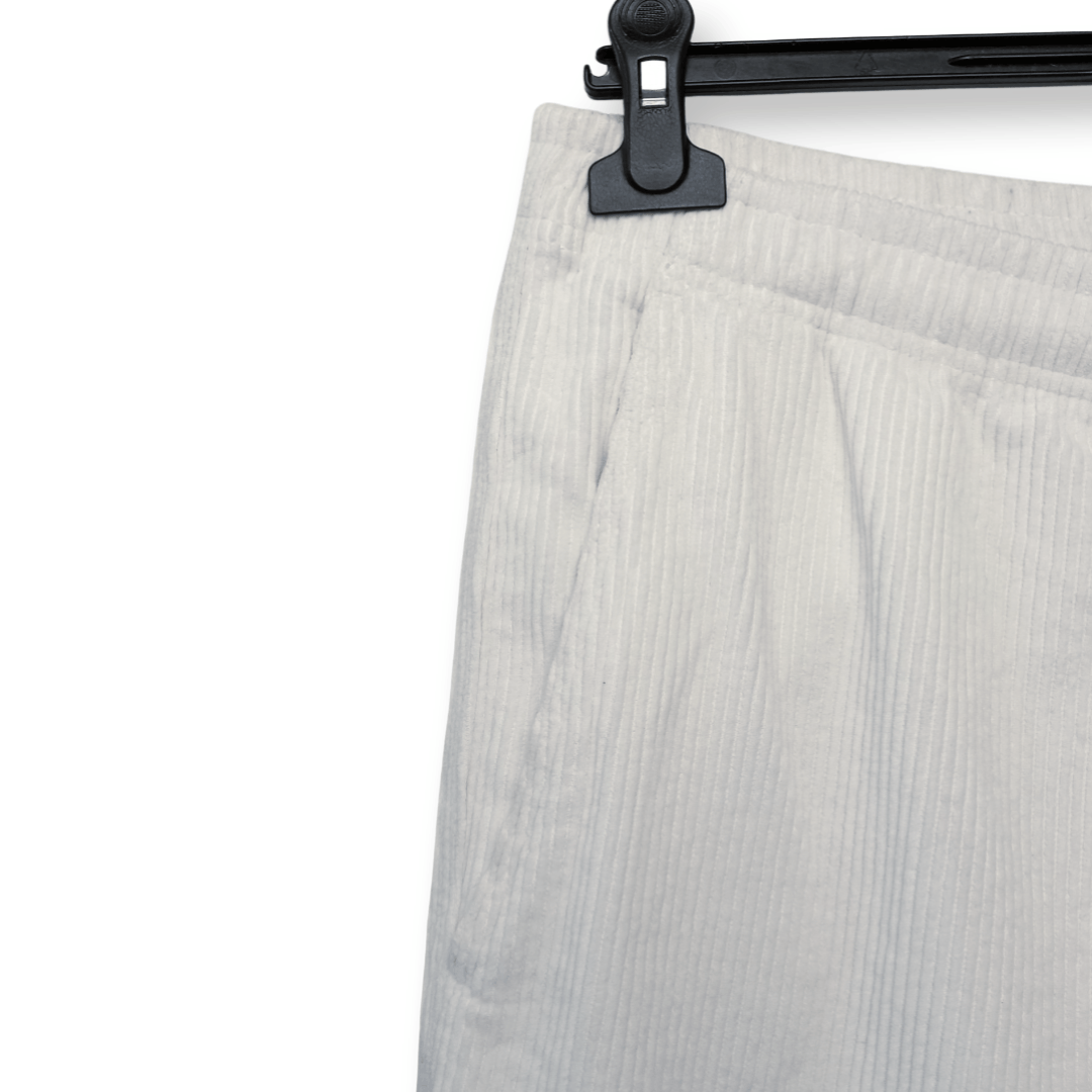 Obey Obey Regular Straight Fit White Bone Splash Corduroy Pants S Size 29" - 7 Thumbnail