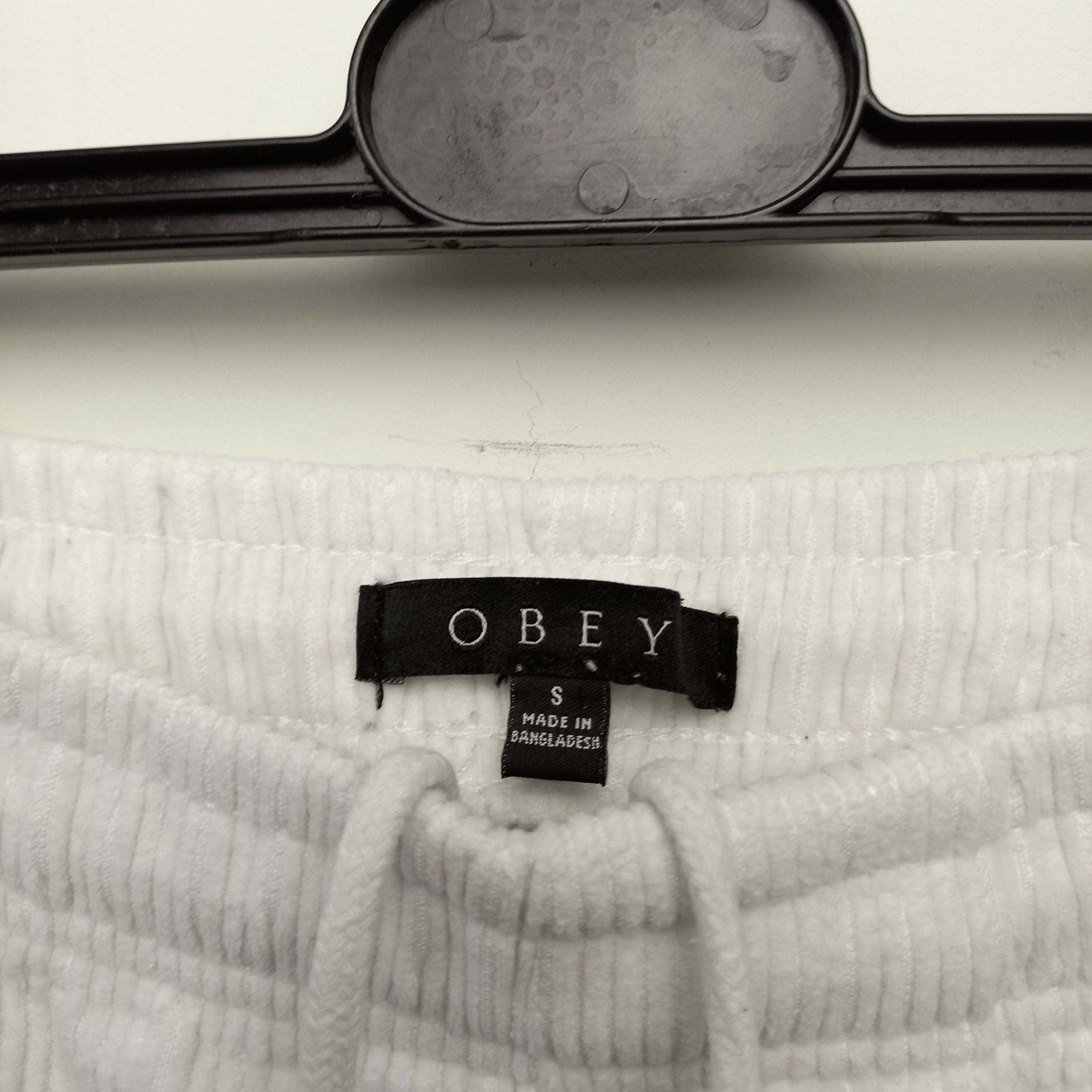 Obey Obey Regular Straight Fit White Bone Splash Corduroy Pants S Size 29" - 11 Thumbnail