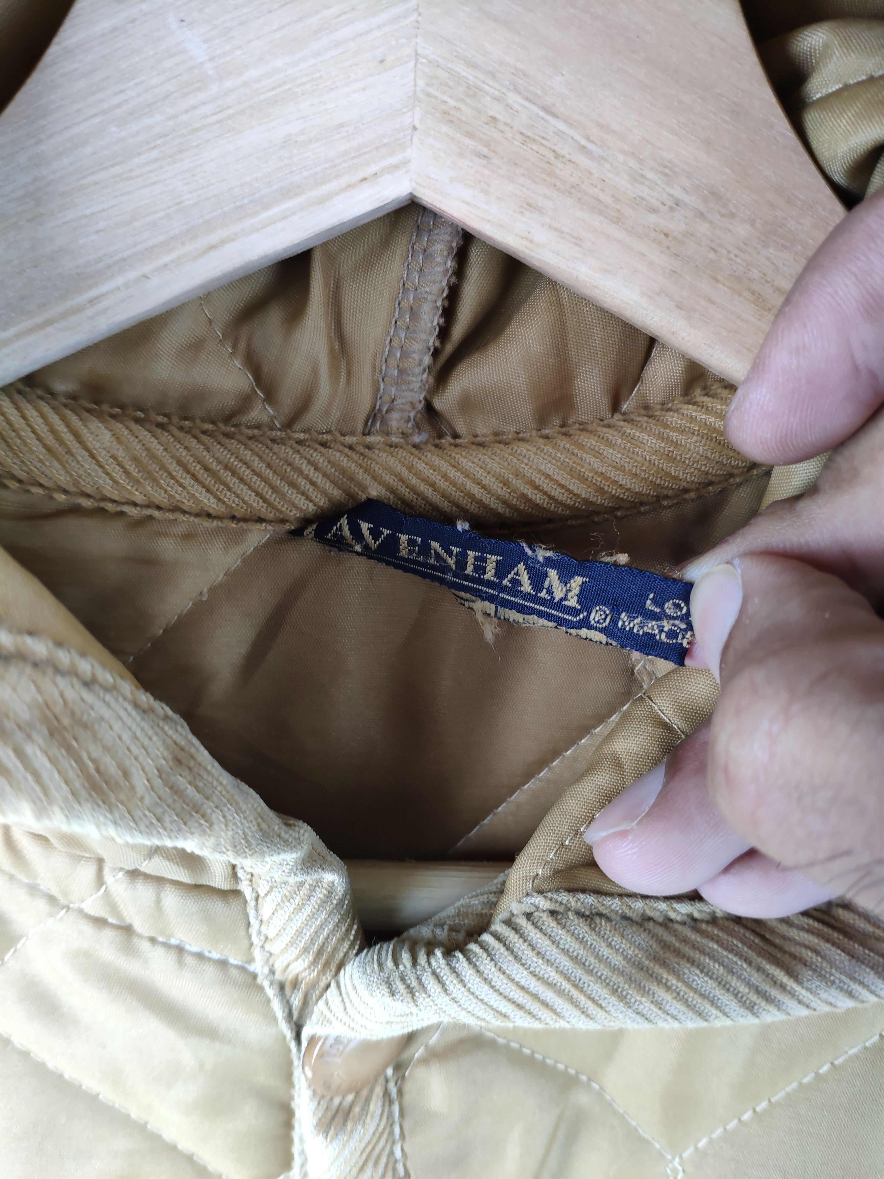 Designer × Lavenham × Vintage Steal 💥 Vintage Lavenham Quilted Hoodie Jacket Size US XS / EU 42 / 0 - 12 Thumbnail