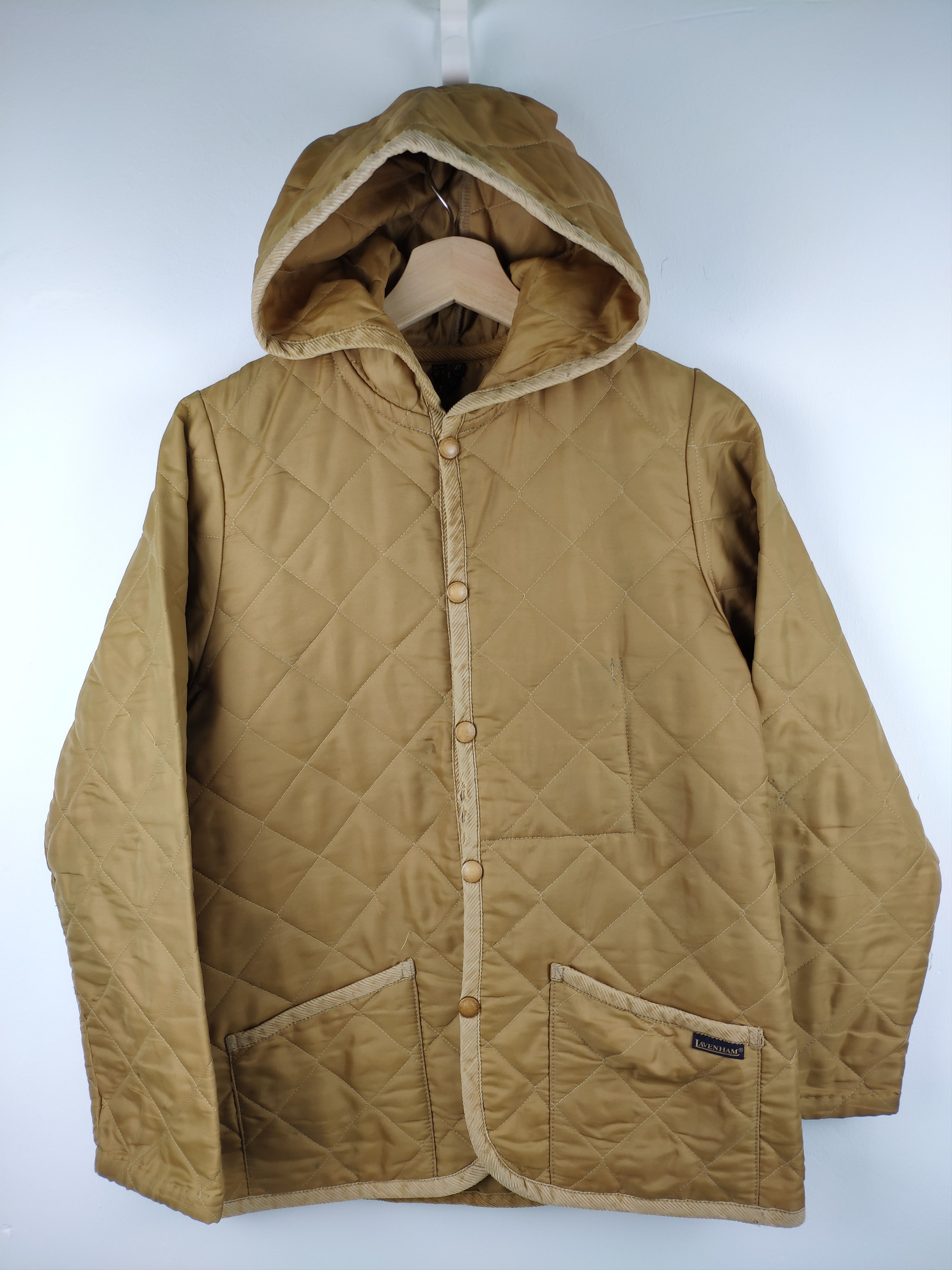 Designer × Lavenham × Vintage Steal 💥 Vintage Lavenham Quilted Hoodie Jacket Size US XS / EU 42 / 0 - 1 Thumbnail