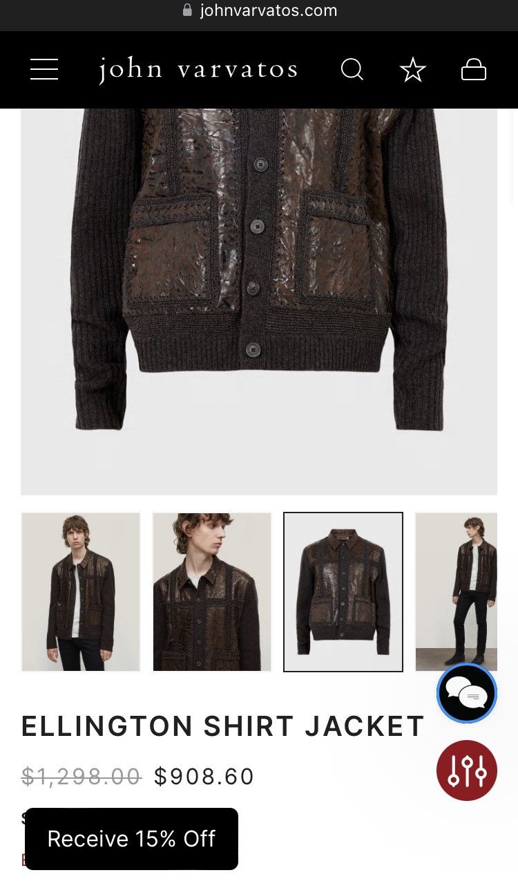 John Varvatos Ellington Jacket. XS Size US XS / EU 42 / 0 - 7 Thumbnail
