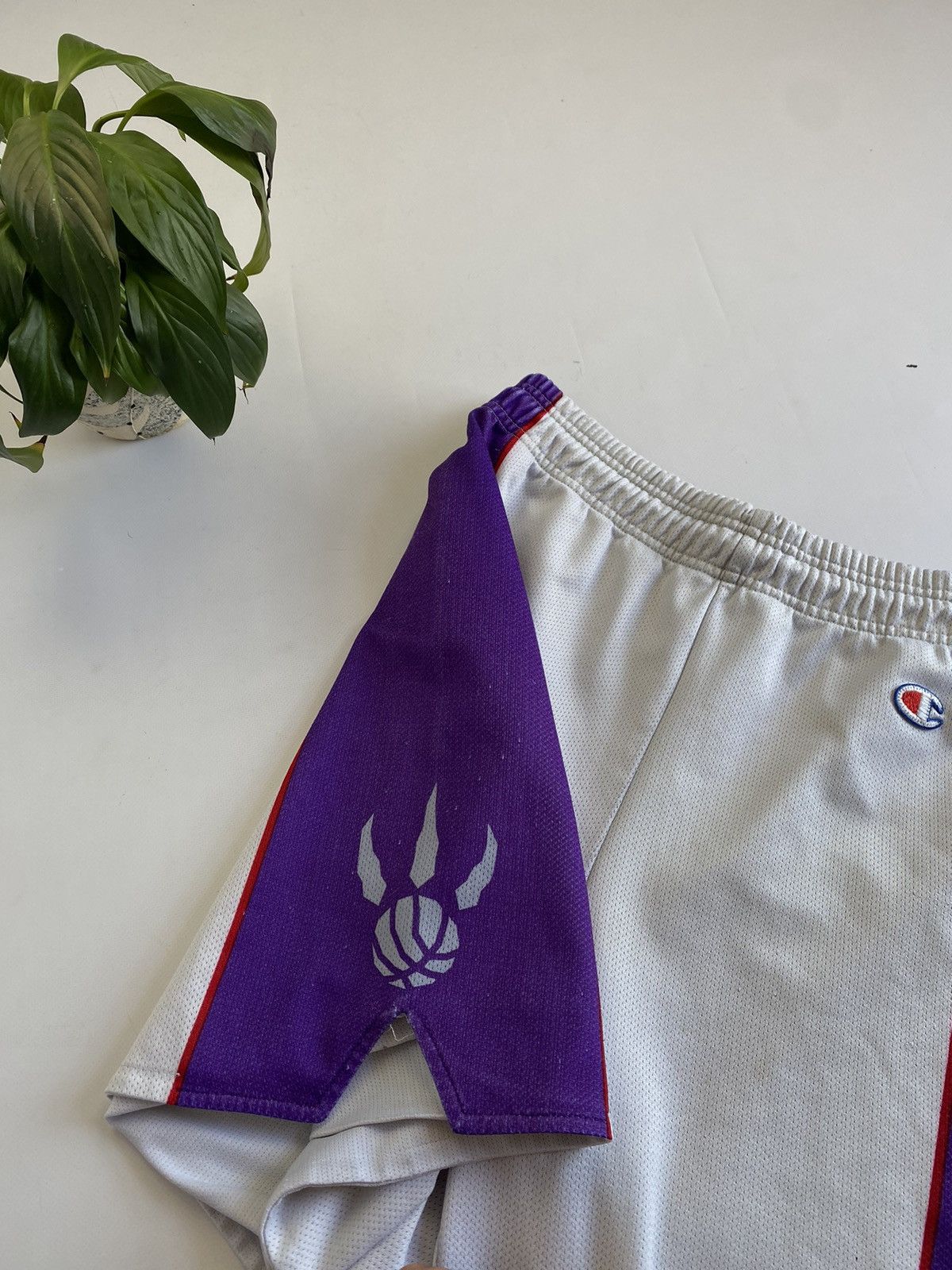 Champion VTG 90’s Toronto Raptors NBA champion shorts Size US 30 / EU 46 - 3 Thumbnail