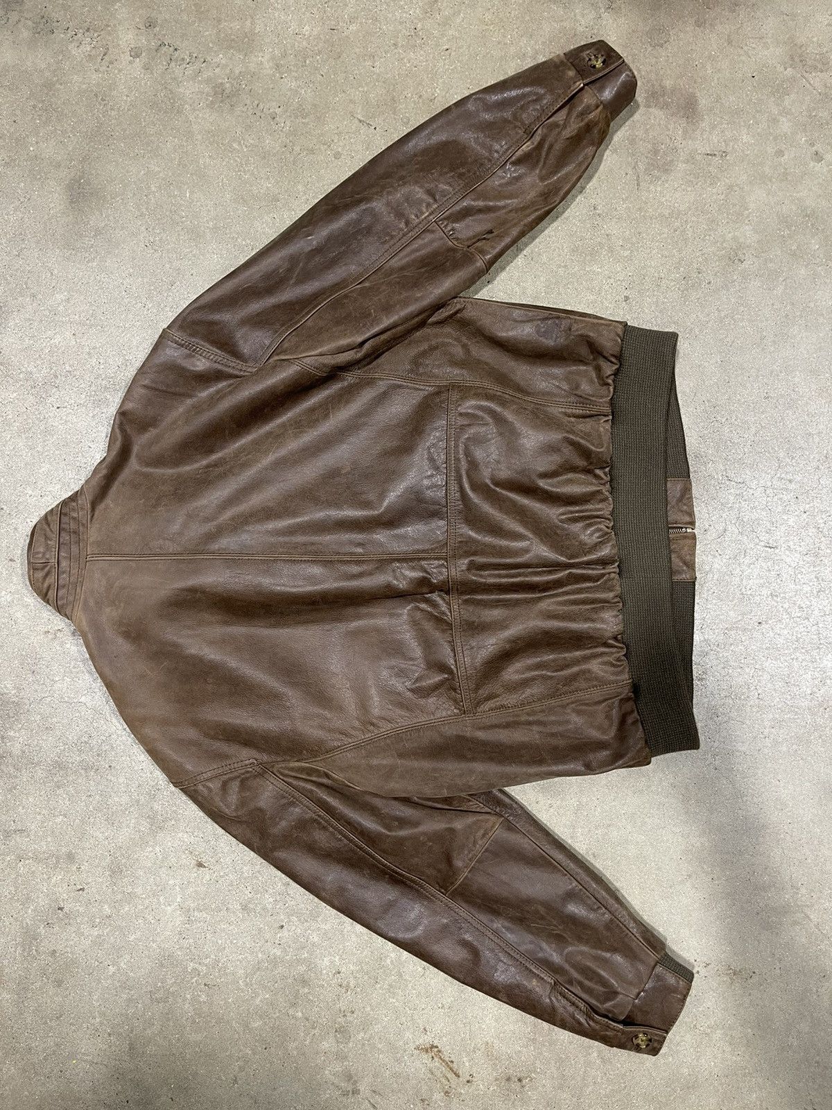Jos. A. Bank Leather Jacket Vintage Vintage Jos. A. Bank Leather Jacket w Map Lining Grailed